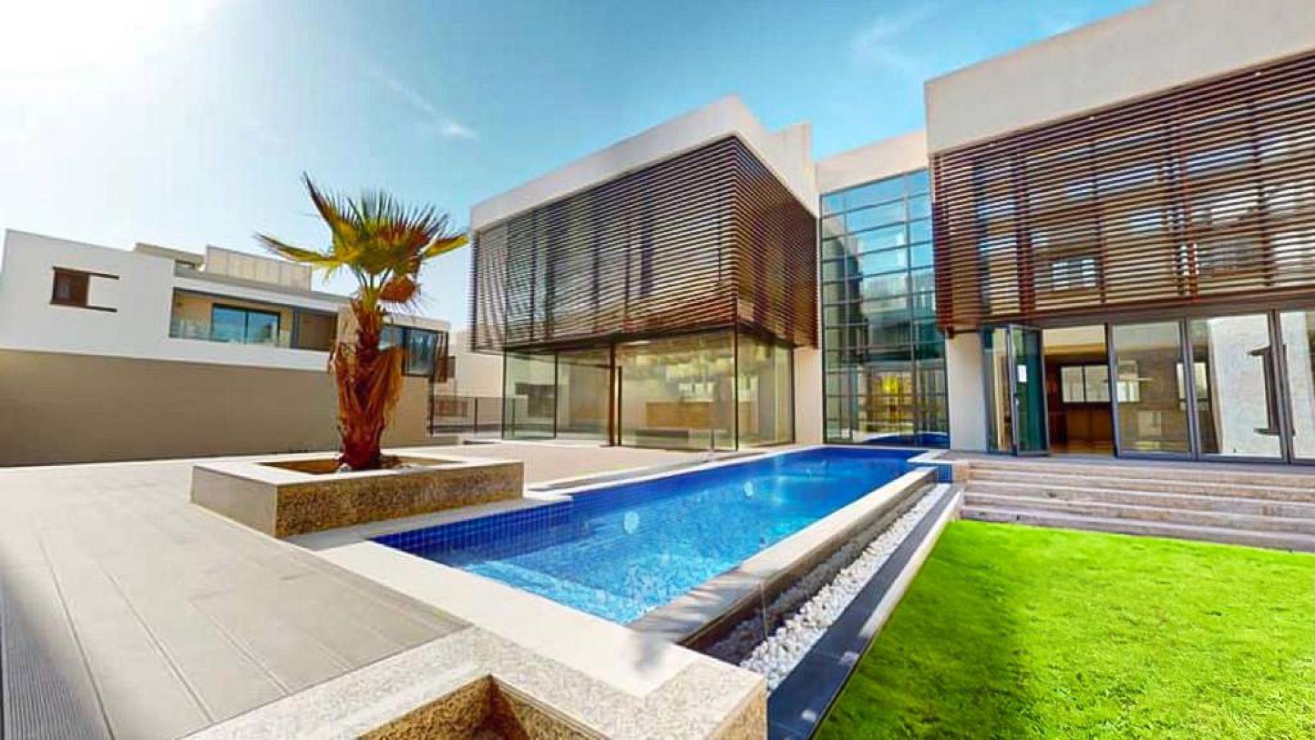 Luxurious living room in 5-bedroom villa, Sobha Hartland, MBR City, with modern decor