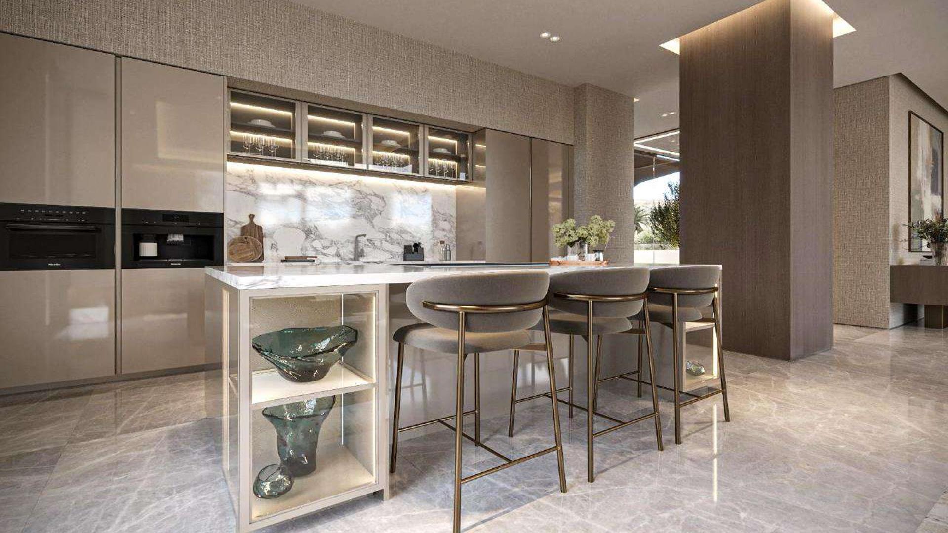 Luxurious living room in 5-bedroom villa, Nineteen Riviera Lagoon, Mohammed Bin Rashid City