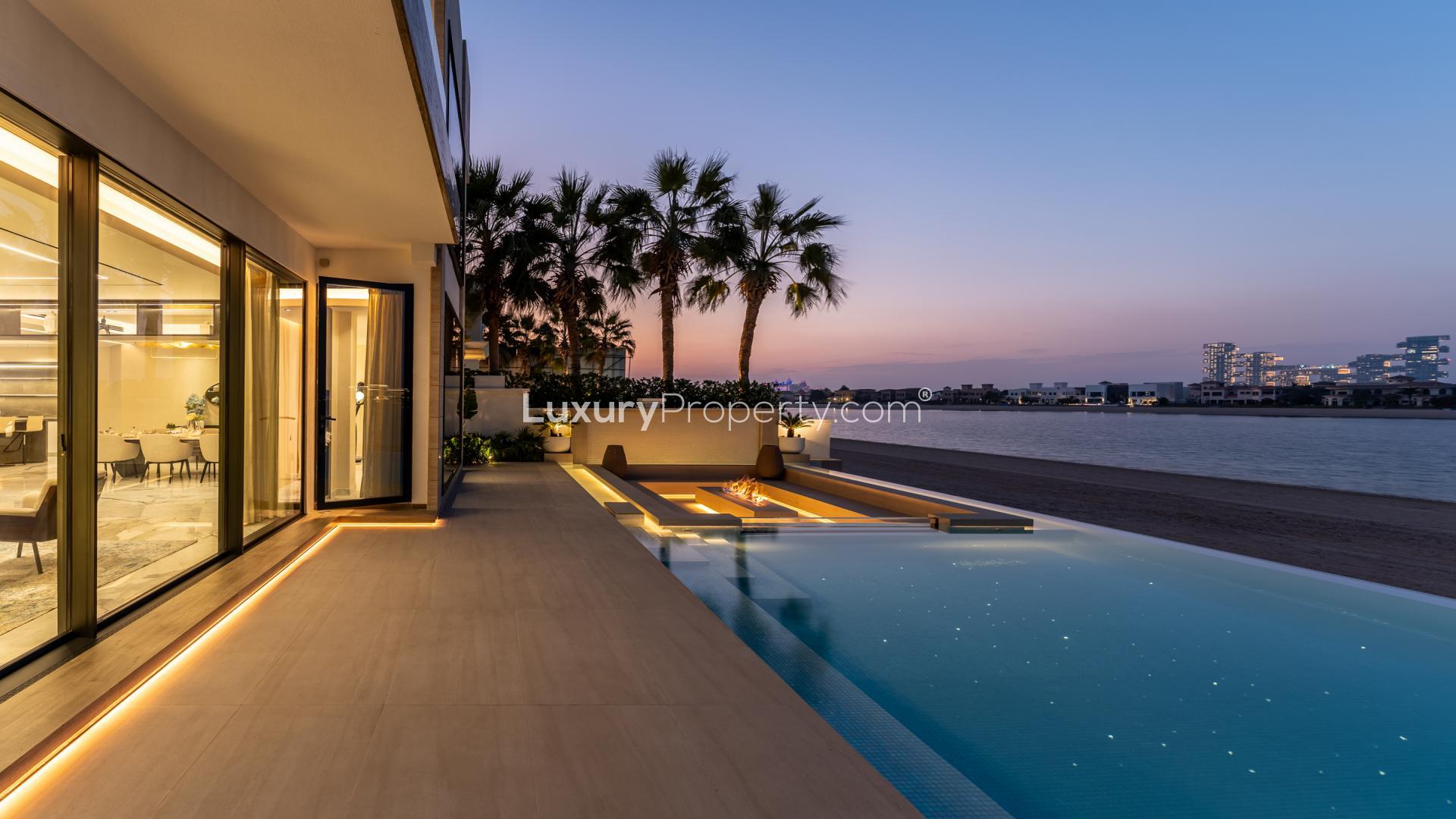 Luxury Palm Jumeirah villa with pool and modern outdoor living space, Garden Homes