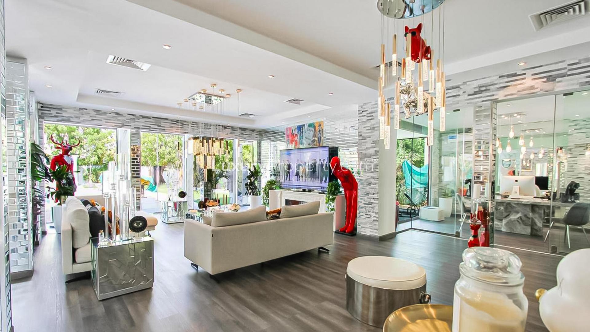 Villa with upgraded pool on large plot in Saheel, Arabian Ranches, for sale