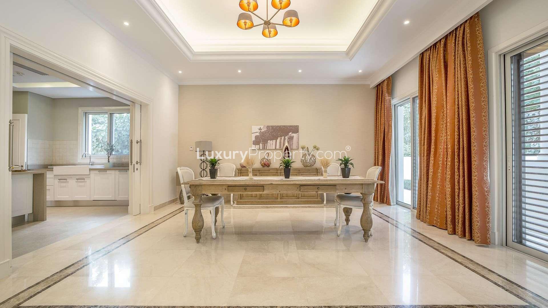 Luxurious living room in Mediterranean villa, District One, Mohammed Bin Rashid City