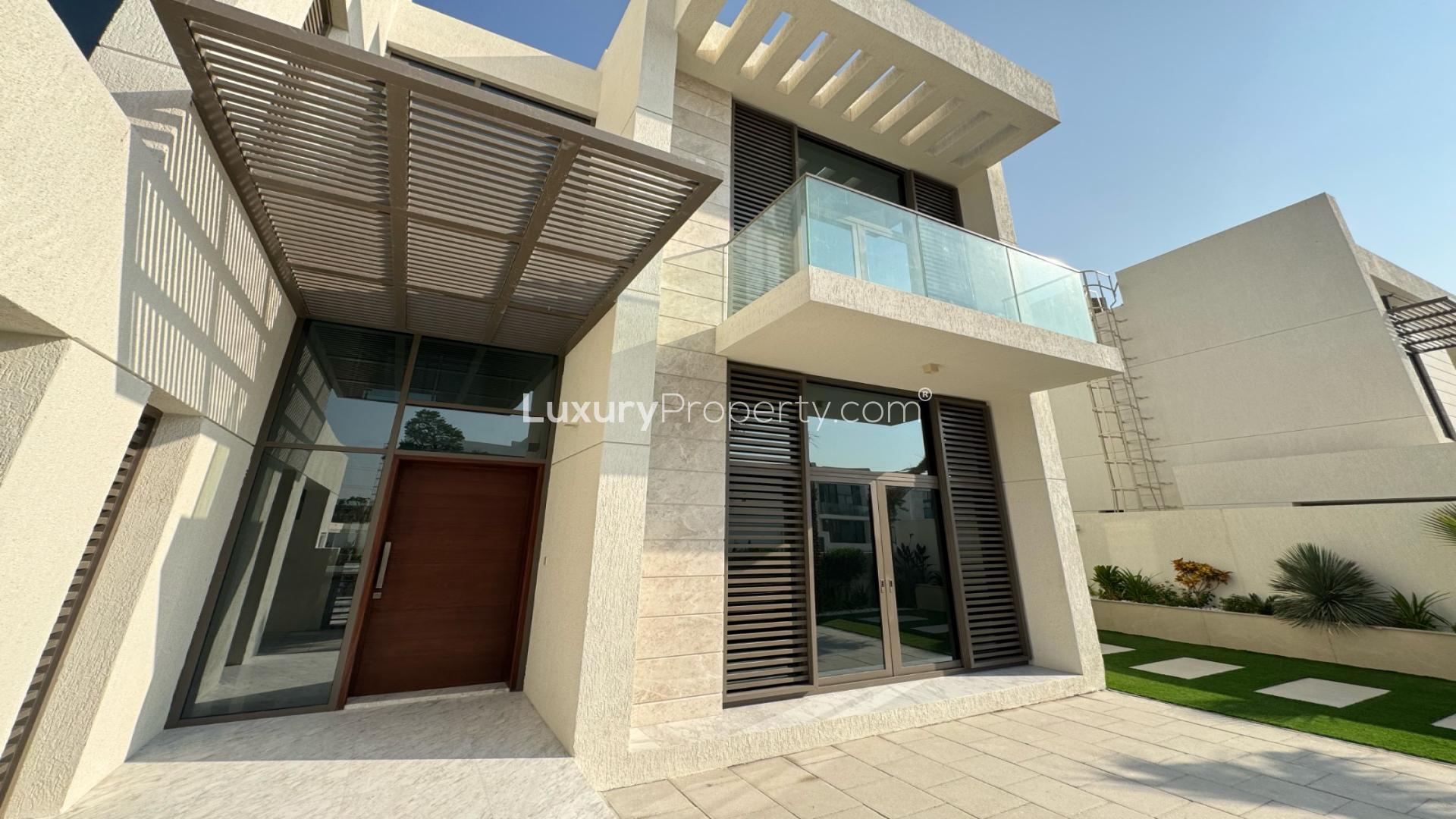 Spacious villa interior with marble flooring in District One, Mohammed Bin Rashid City