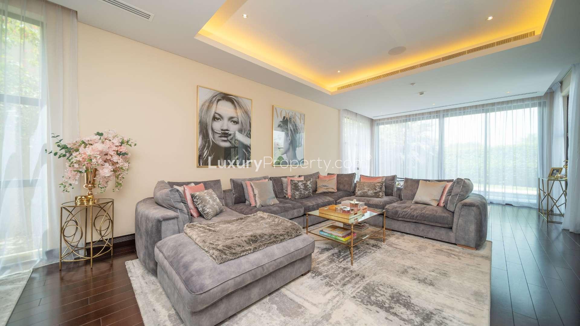 Modern 5-bedroom villa with pool in Jumeirah Golf Estates, Dubai, for sale