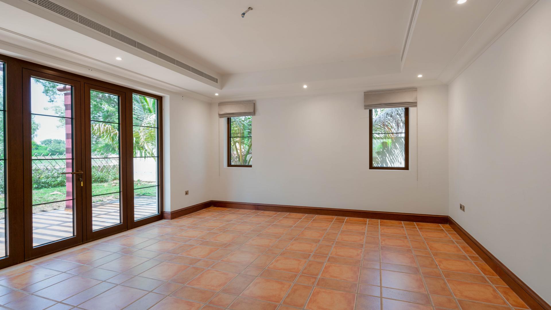 Entrance of large five-bedroom villa in Jumeirah Golf Estates, Earth community, for sale