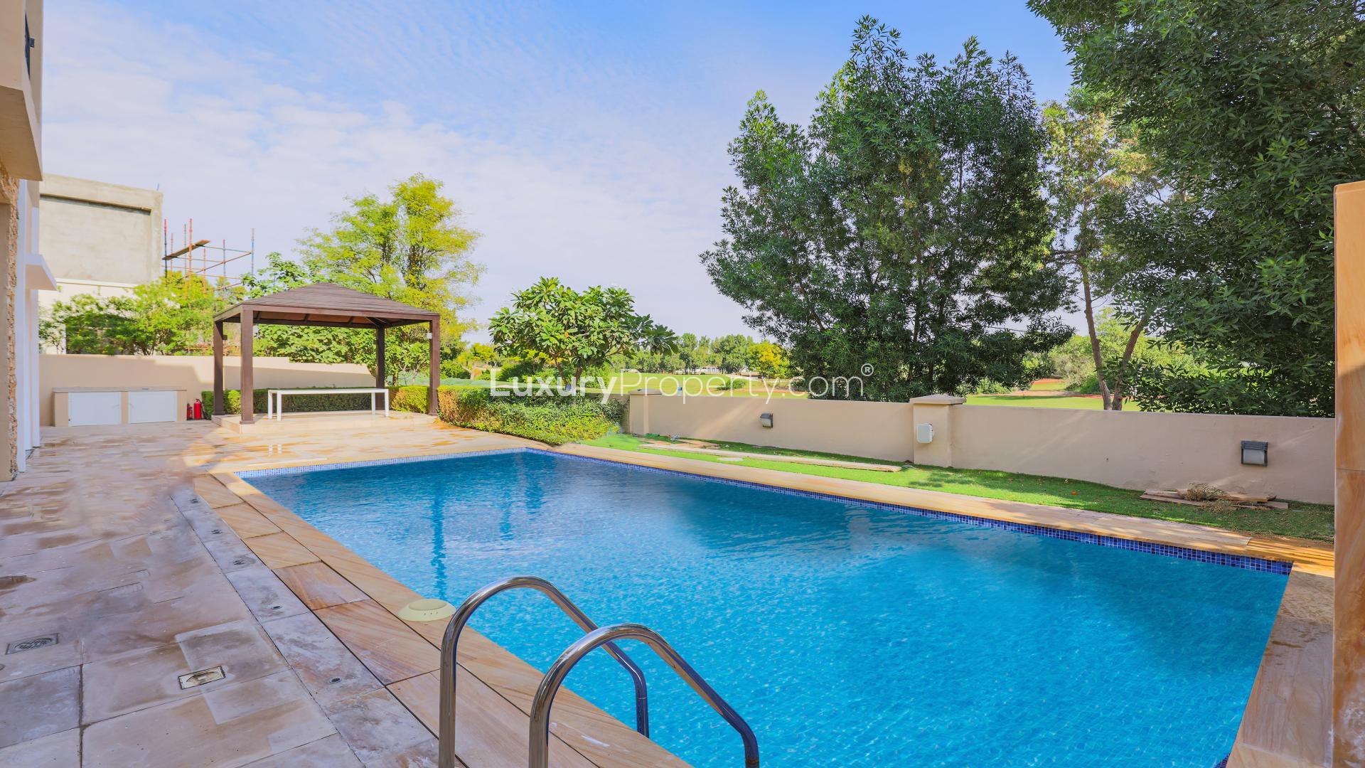 Bespoke villa with scenic golf course view in Jumeirah Golf Estates, Earth community