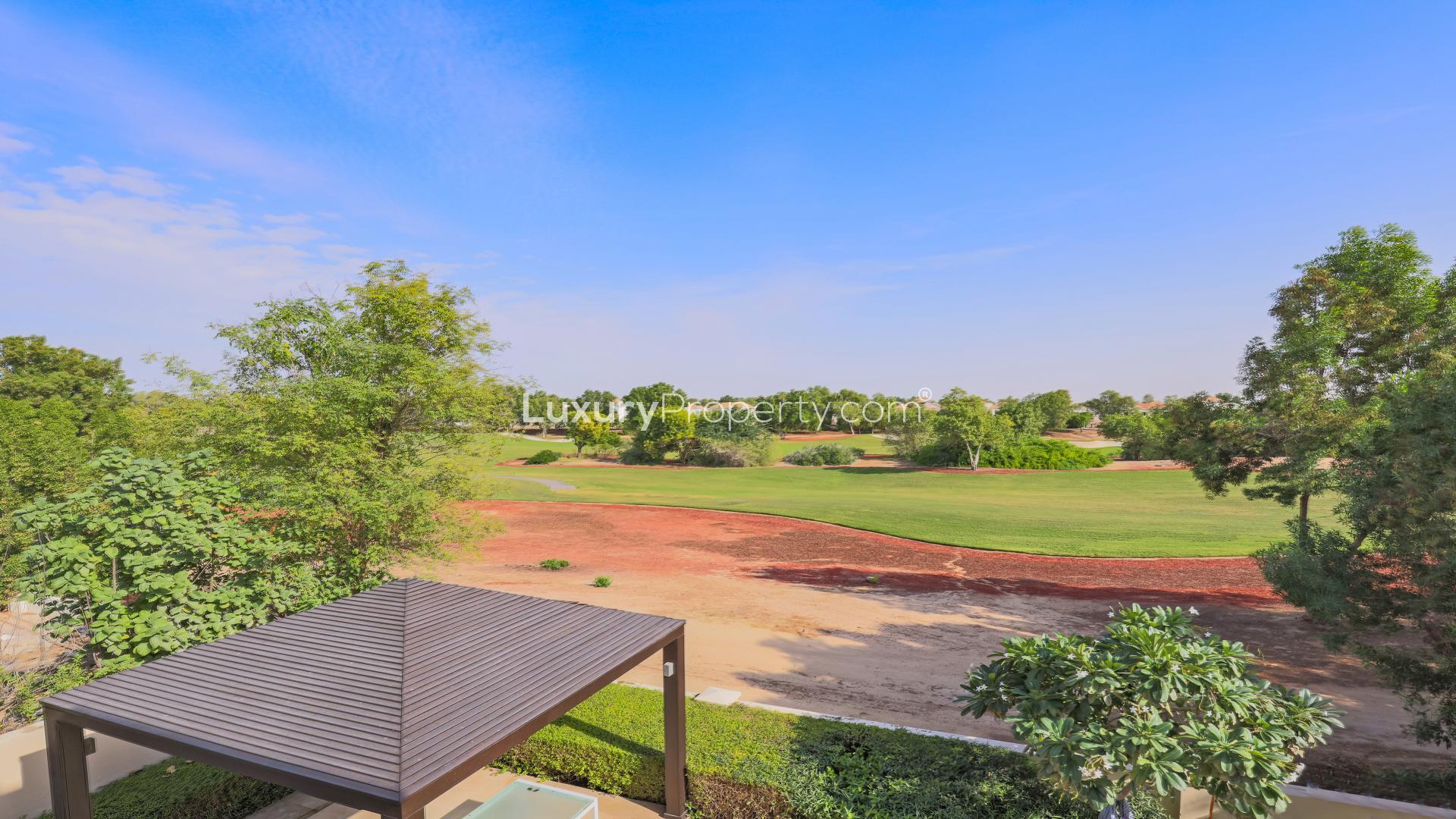 Luxurious 5-bedroom villa with landscaped garden in Jumeirah Golf Estates, Earth community