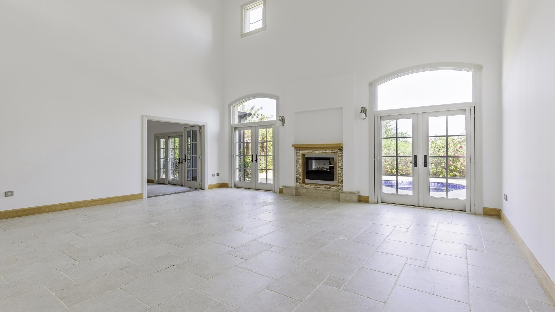 Stunning villa with pool, lush garden, Jumeirah Golf Estates, Fire community, for sale