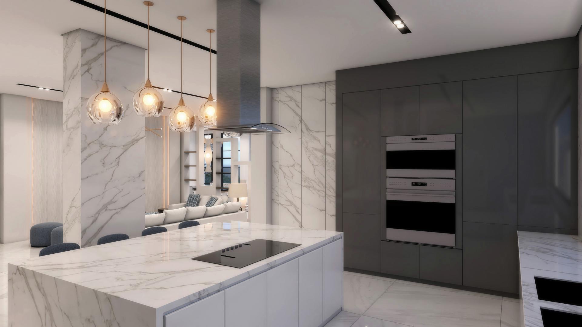 Home theater room in luxury 5-bedroom villa, Sienna Lakes, Jumeirah Golf Estates