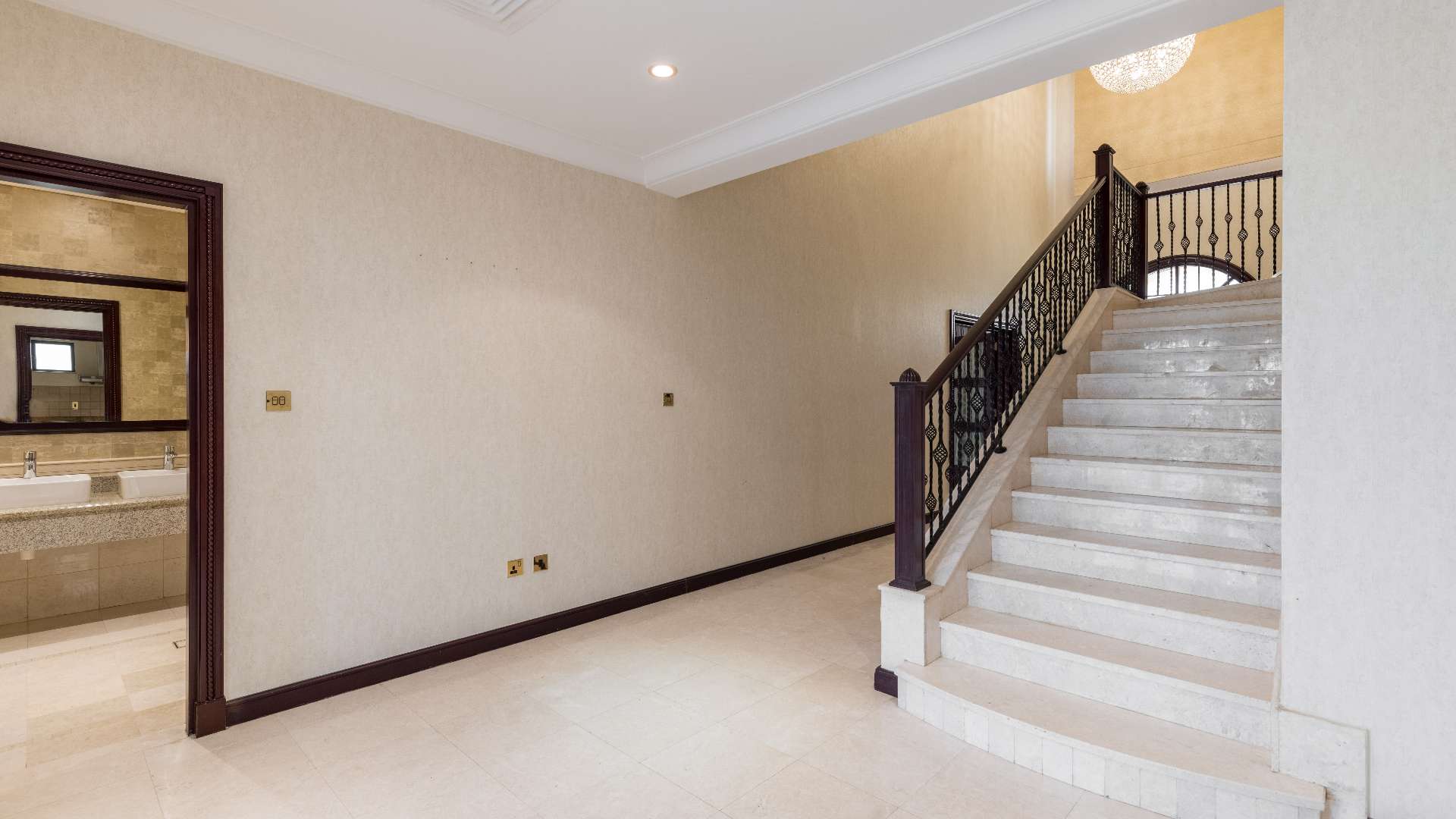 Elegant staircase in 5-bed villa, Garden Homes, Palm Jumeirah