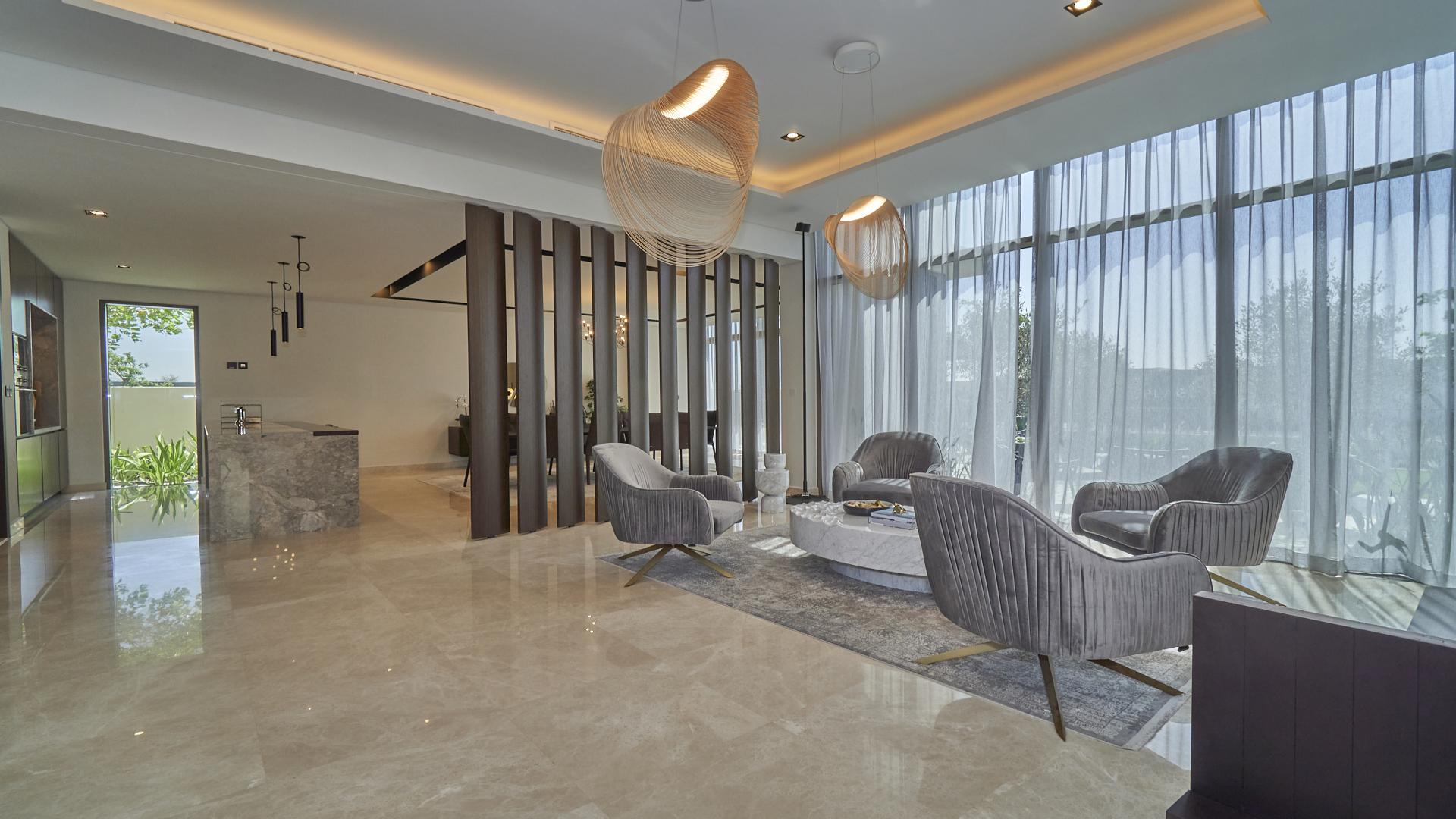 Luxurious living room in brand new 5-bedroom villa, Golf Place, Dubai Hills Estate