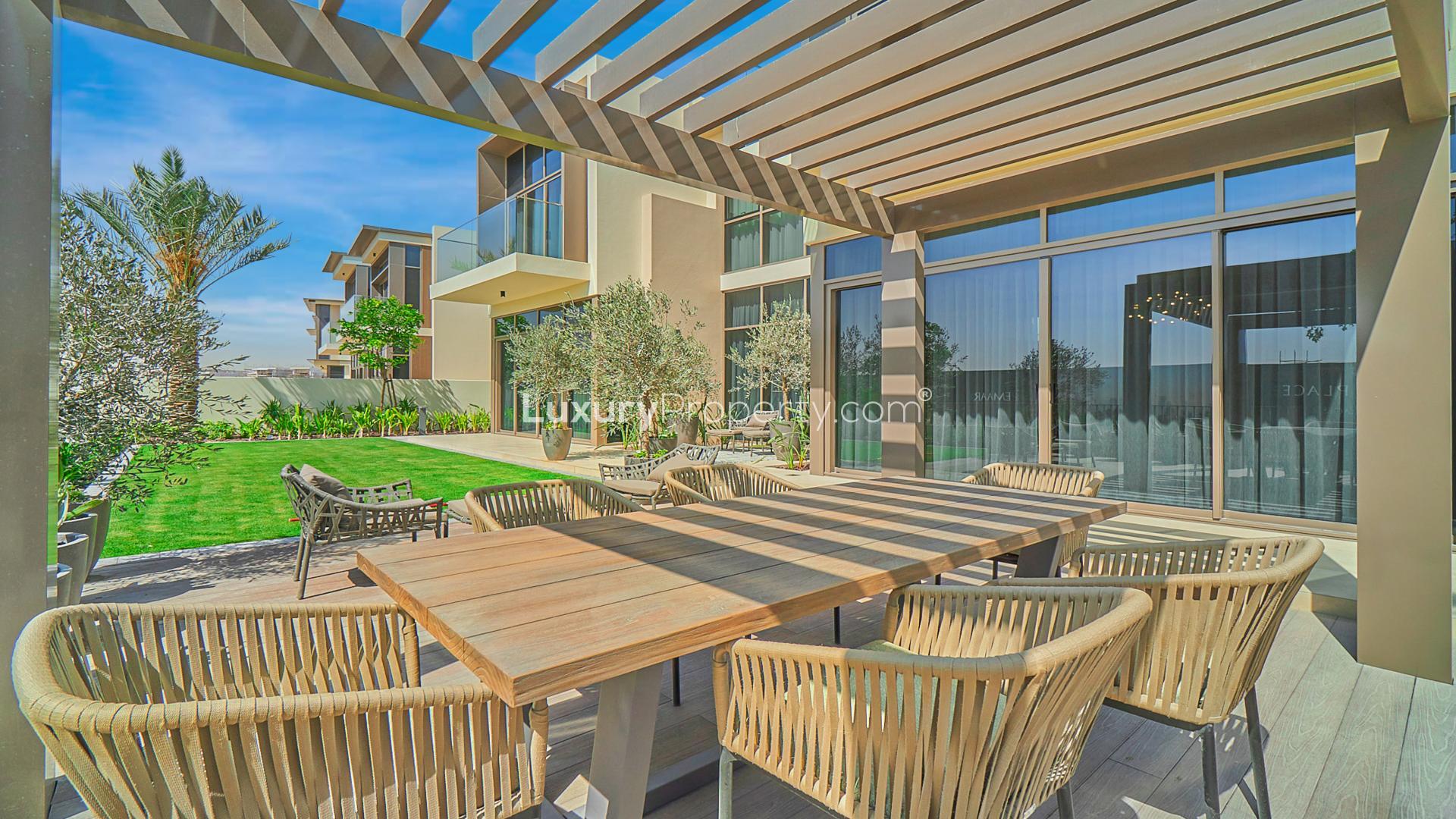 End unit villa on green belt, Dubai Hills Estate, Golf Place, 5 beds, 6 baths