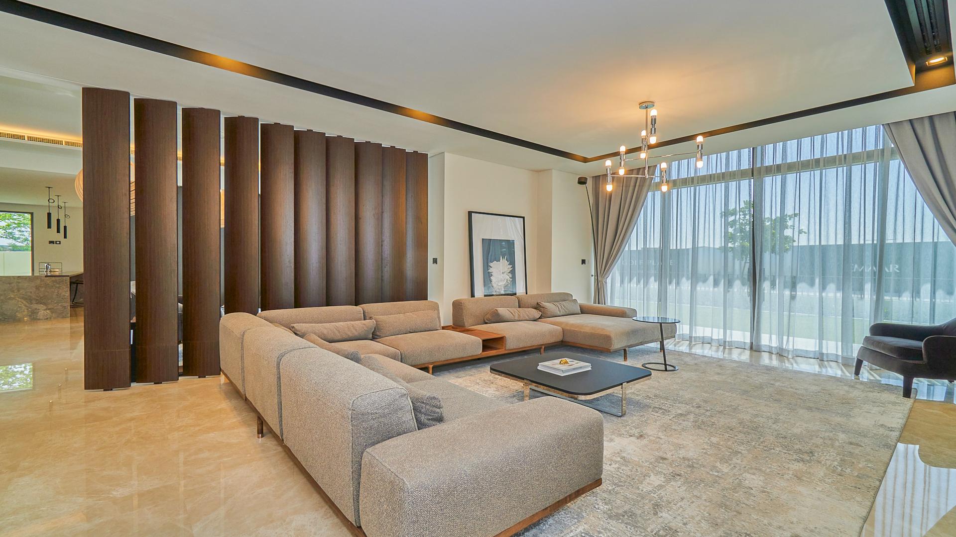 Modern villa with landscaped garden in Dubai Hills Estate, Golf Place, for sale