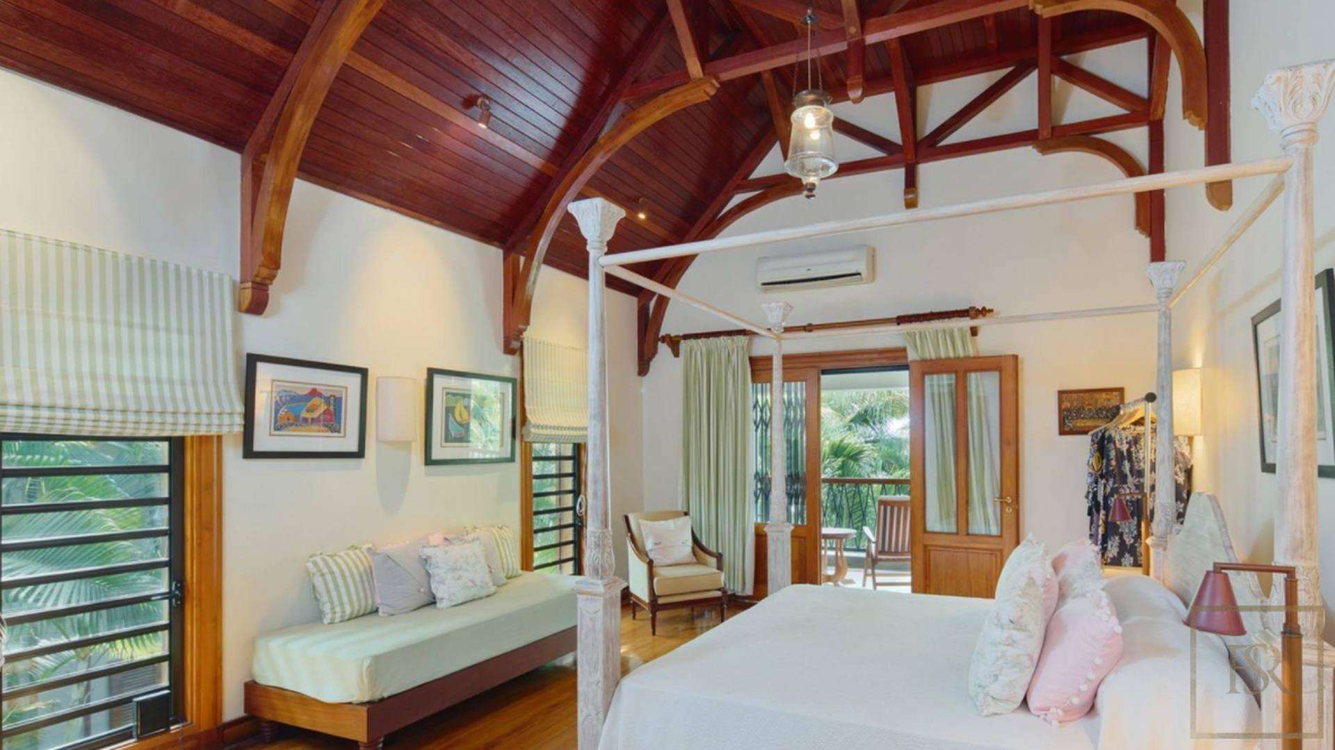 Modern kitchen in 5-bedroom oceanfront villa for sale, Grand Bay, North Mauritius