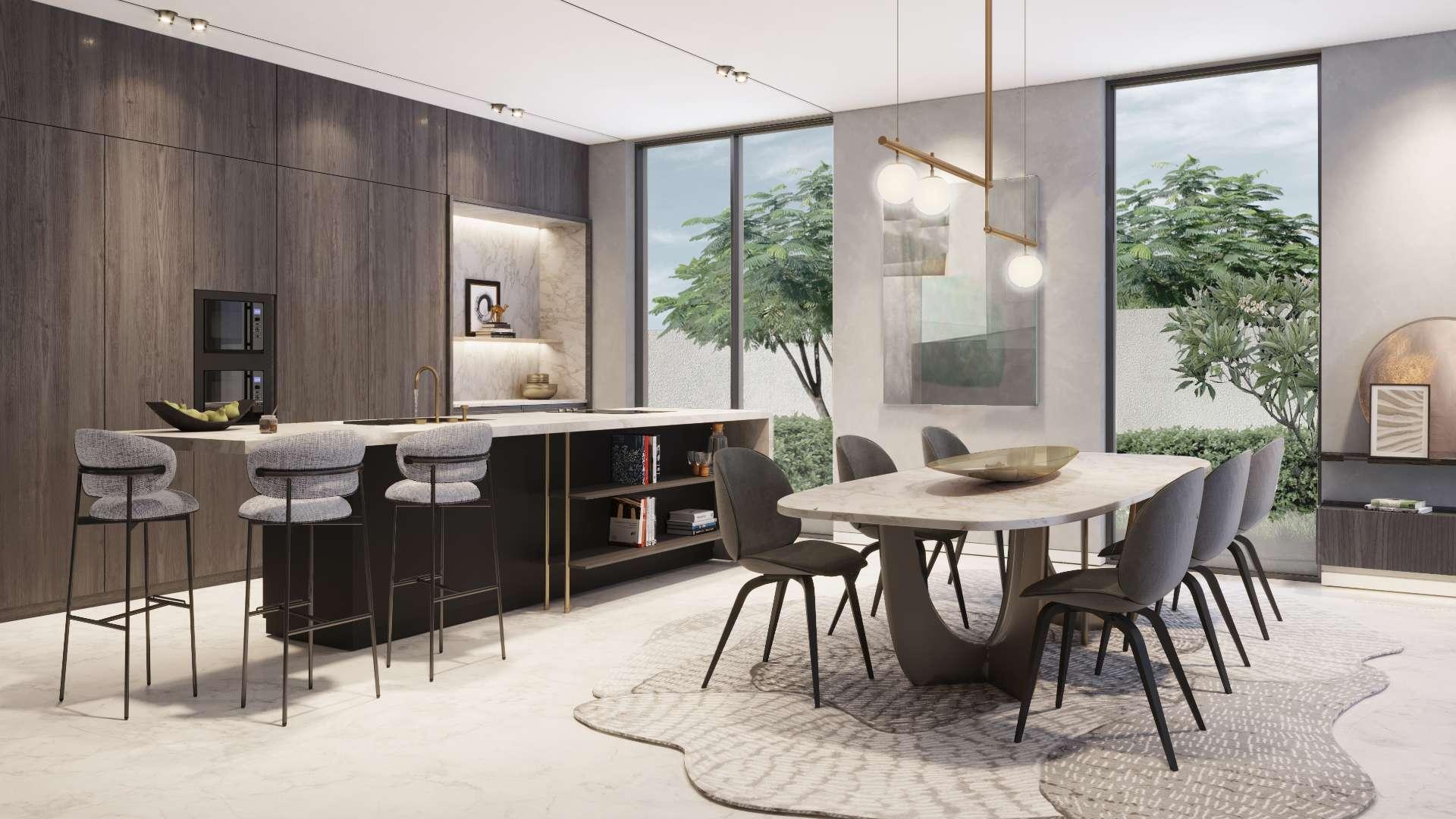 Luxurious living room in 5-bedroom villa, Tilal Al Ghaf, Harmony community