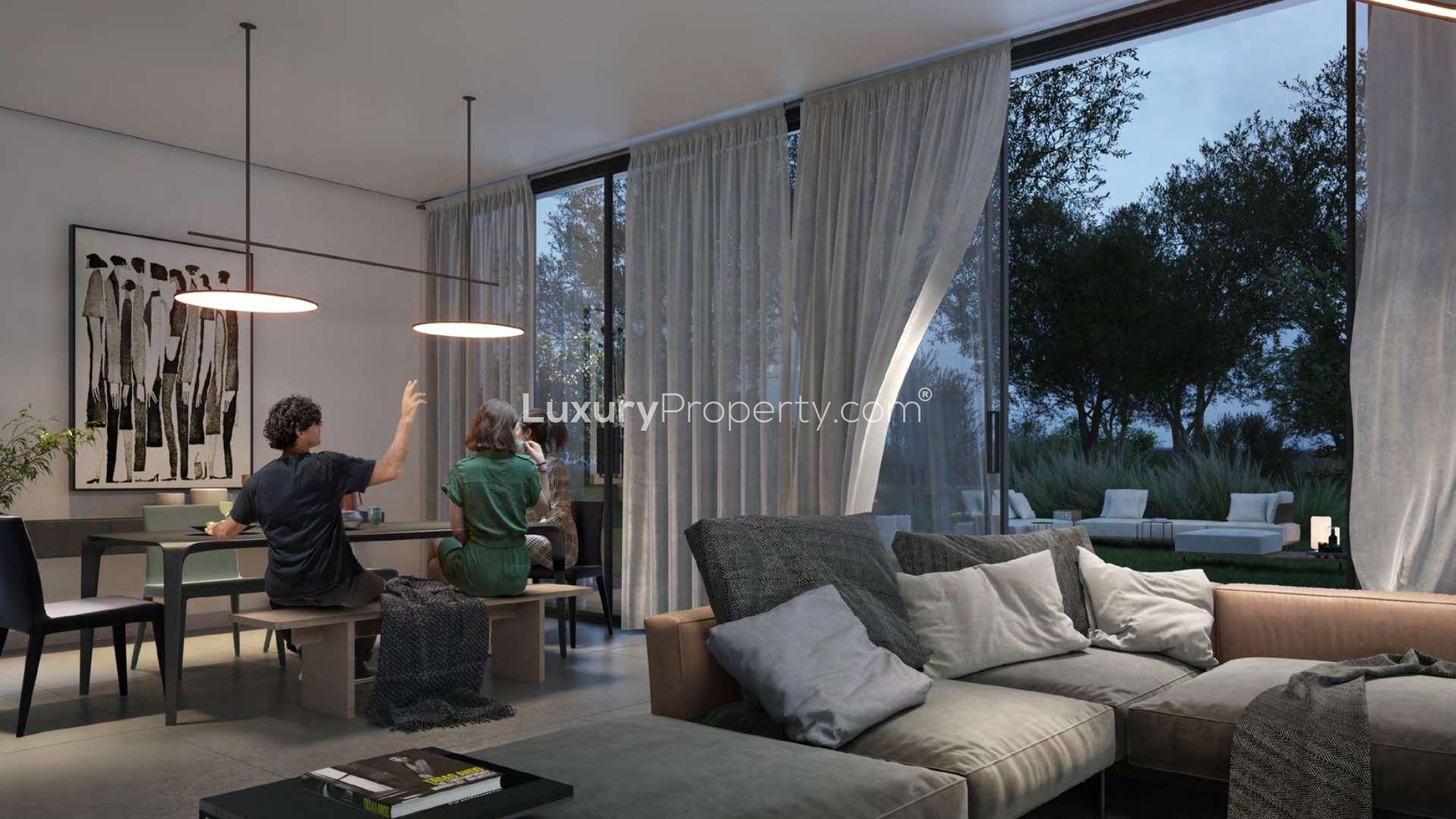 Modern 5-bedroom villa with garden at Jouri Hills, Jumeirah Golf Estates, for sale