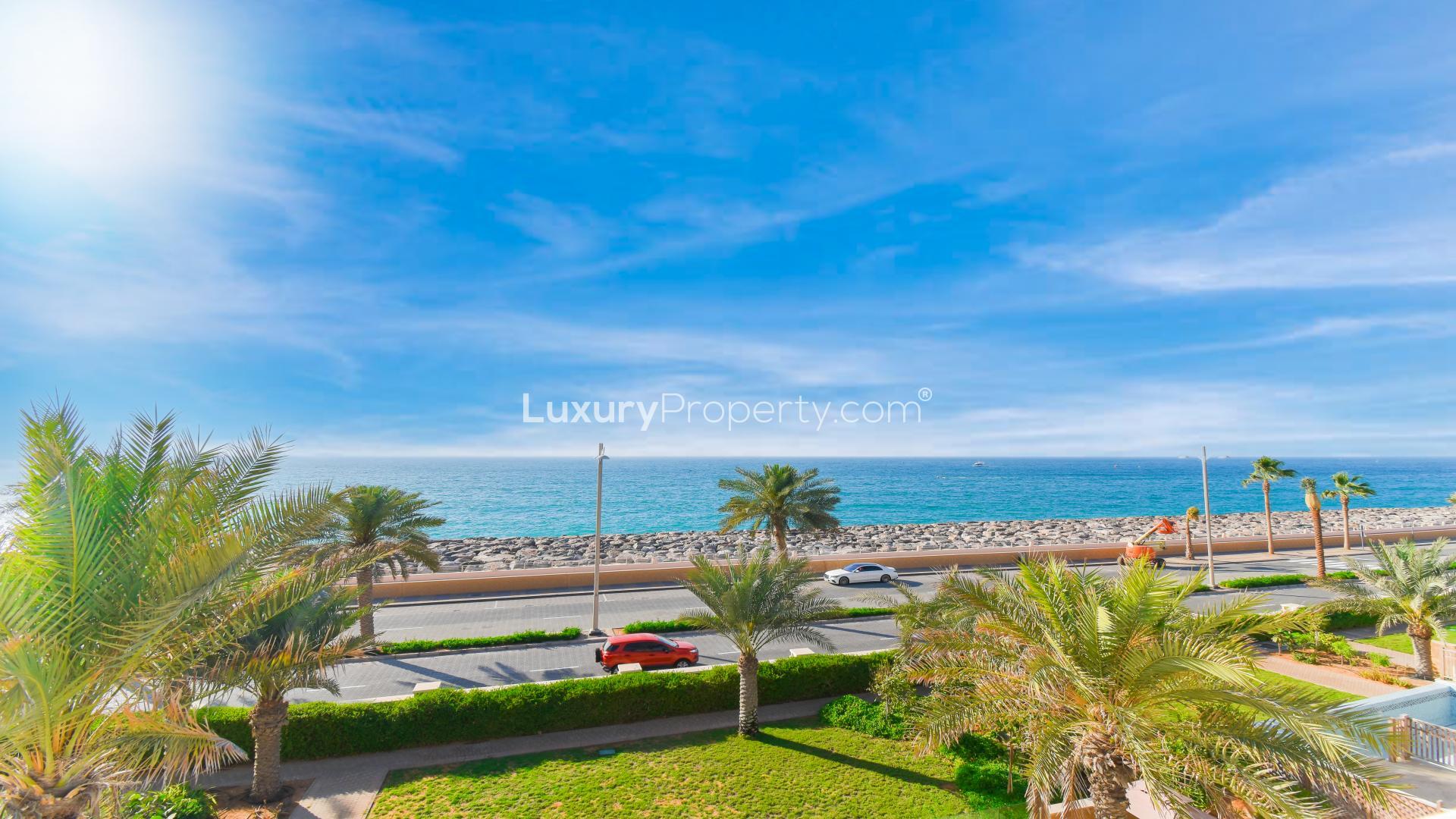 Luxurious pool view at Palm Jumeirah villa for sale, Kingdom of Sheba community