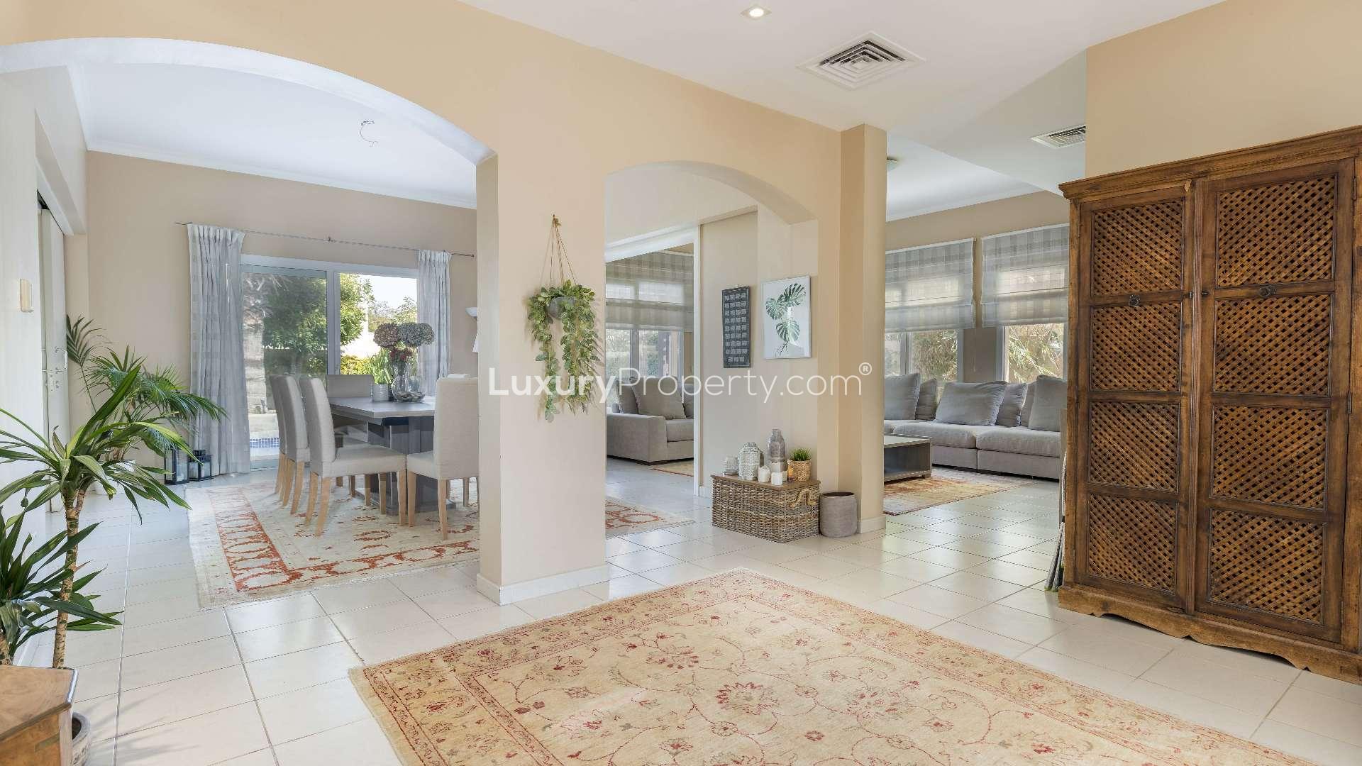 Upgraded 5-bedroom villa with private pool in Meadows 2, Emirates Living for sale