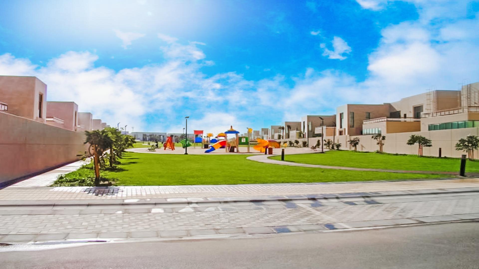 Playground and green space in Meydan Gated Community, Dubai villa for sale