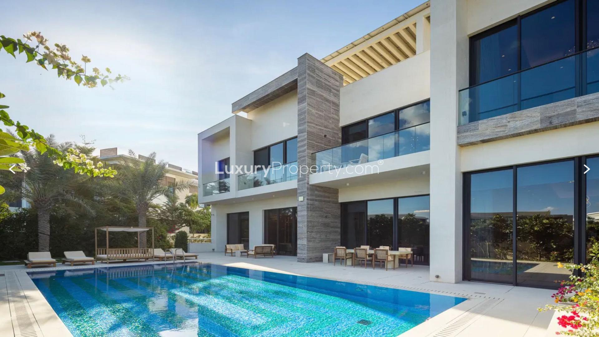 Luxurious living room in Italian design villa, Fairway Vistas, Dubai Hills Estate