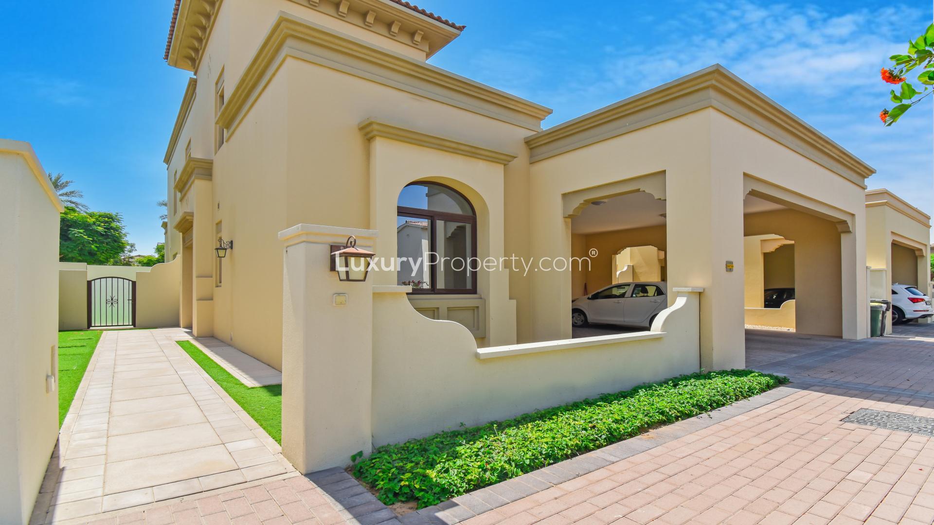 Bright, spacious living area in 5-bedroom villa, Palma, Arabian Ranches 2, for sale