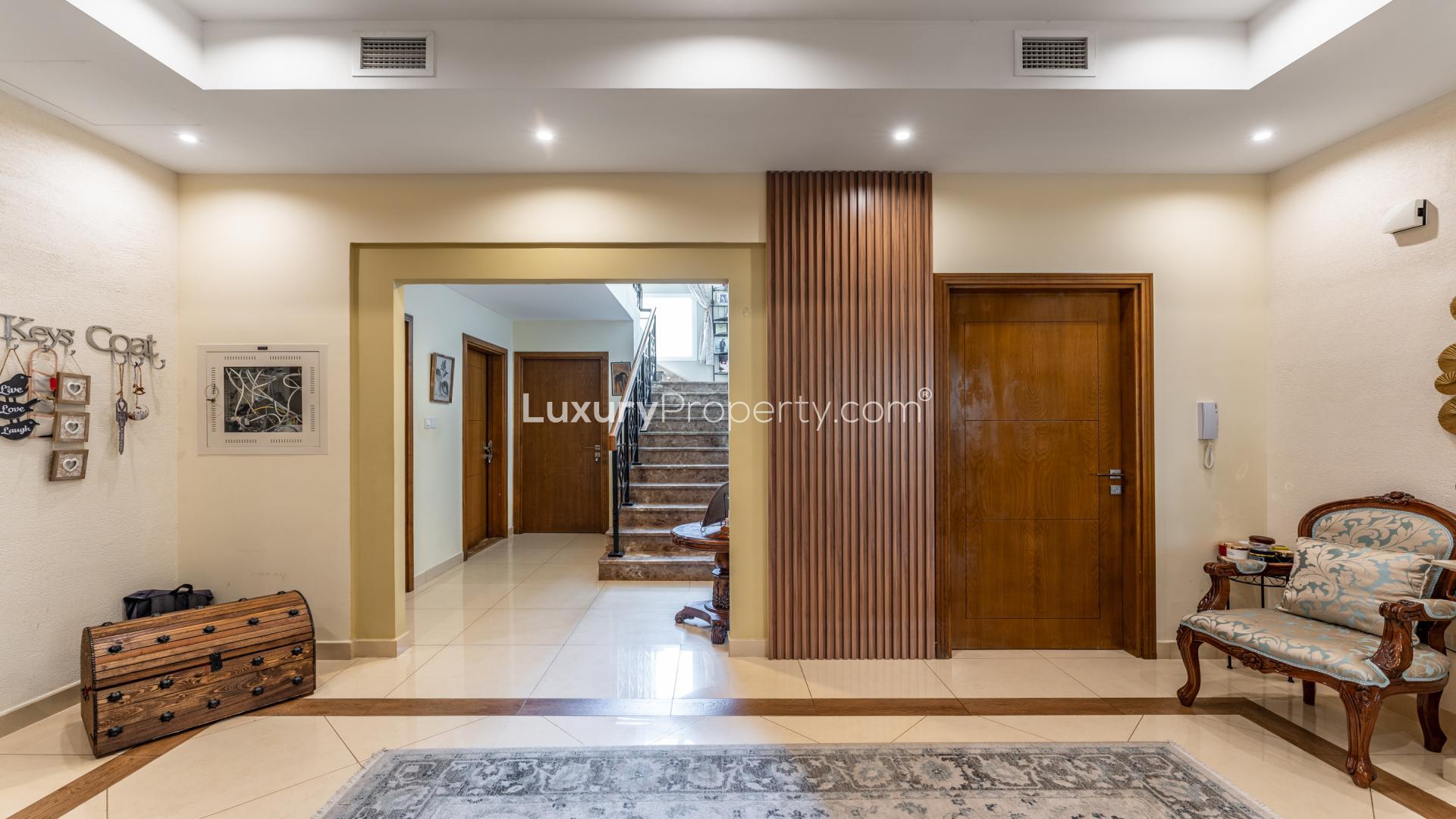 Exquisite 5-bedroom villa exterior with garage in Mudon, Rahat community for sale