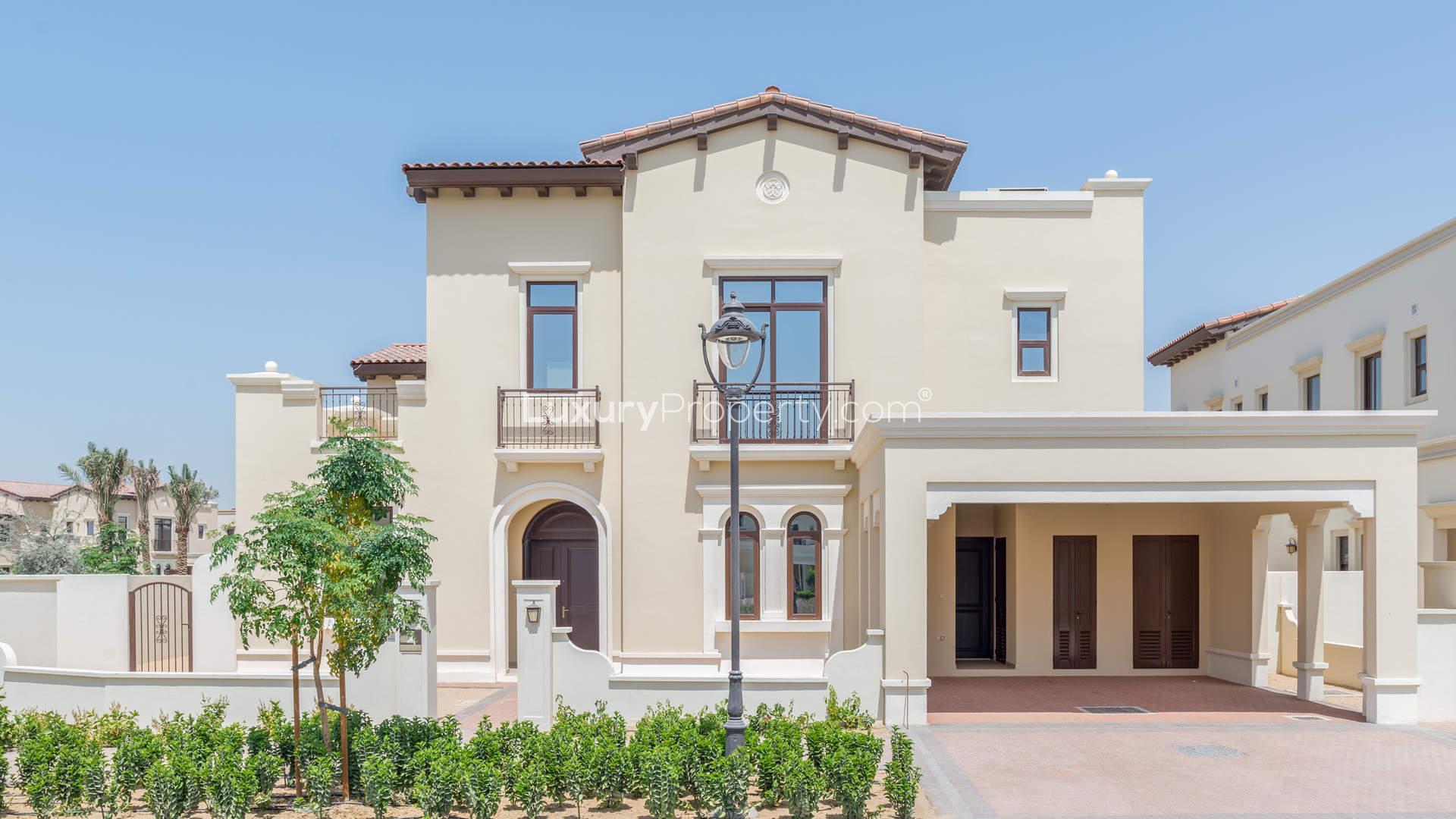 Stunning 5-bedroom villa exterior in Rasha, Arabian Ranches 2, for sale