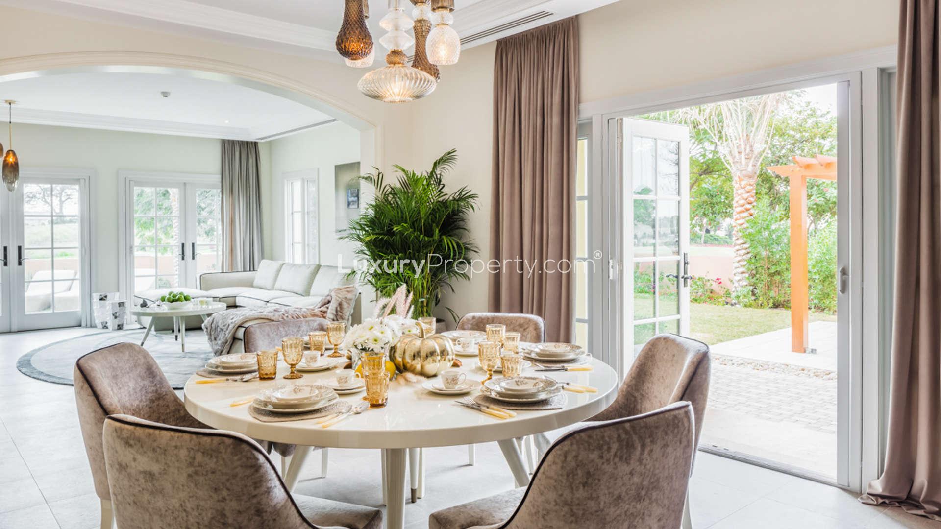 Luxurious kitchen in spacious 5-bedroom villa, Redwood Avenue, Jumeirah Golf Estates, for sale