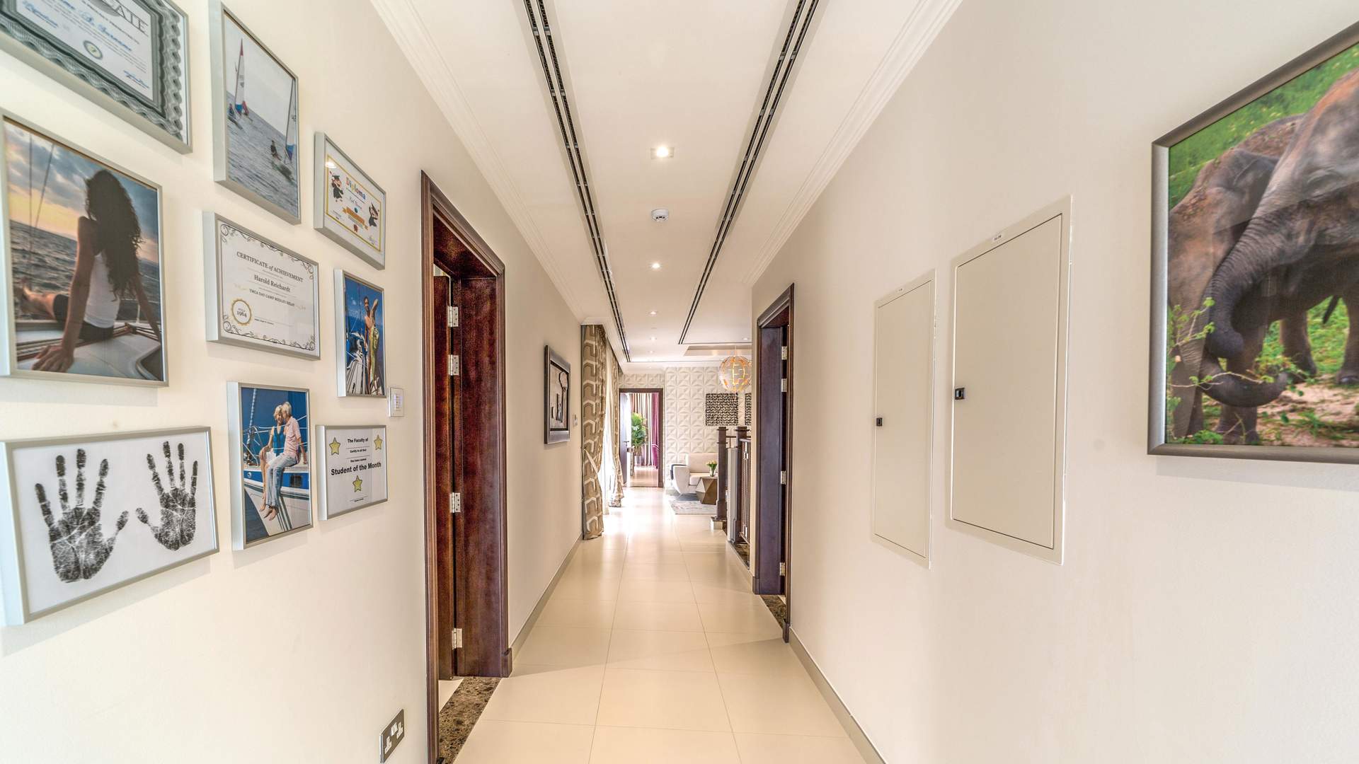 Luxurious living room in five-bedroom villa, Sienna Views, Jumeirah Golf Estate