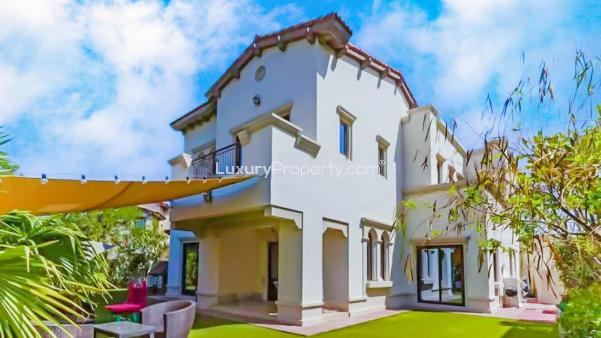 Elegant living and dining area in Type 4 Rosa Villa, Arabian Ranches 2