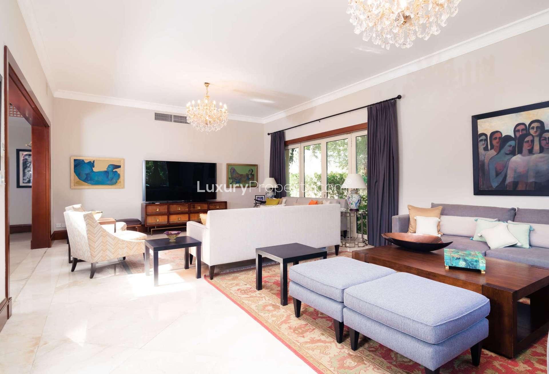 Luxury 5-bedroom villa with pool in Sector E, Emirates Hills, Dubai for rent