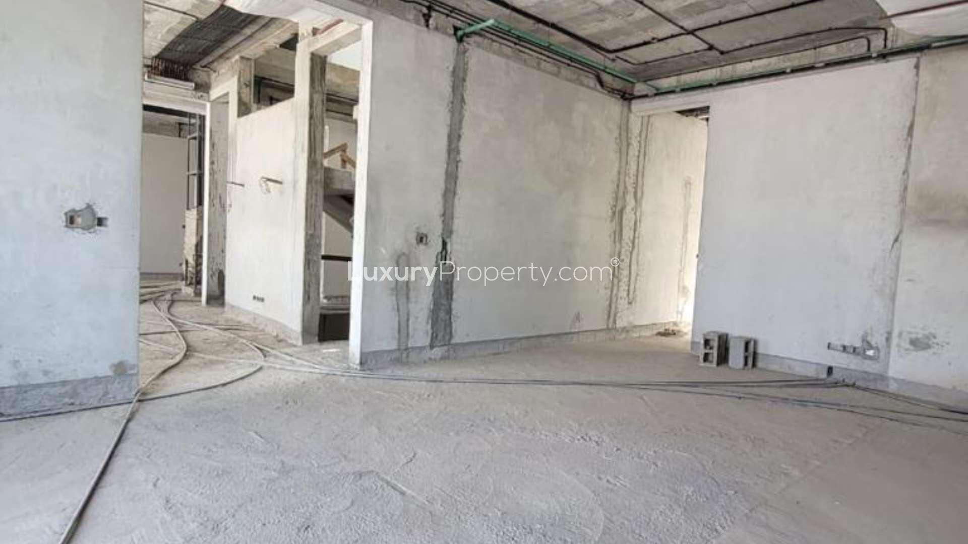 Shell and core villa for sale with lake views in Emirates Hills, Dubai