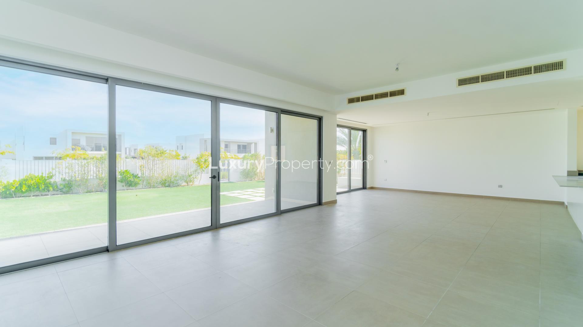 Exterior view of spacious 5-bedroom villa in Sidra Villas, Dubai Hills Estate for sale