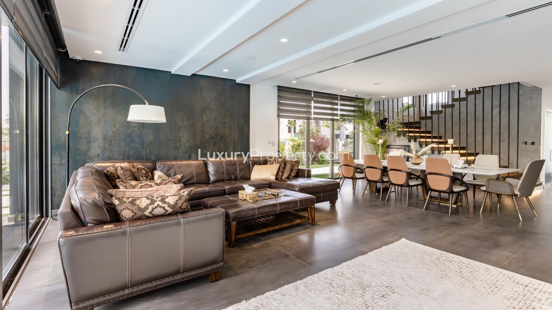 Exquisite 5-bedroom villa exterior in Sidra 1, Dubai Hills Estate, for sale