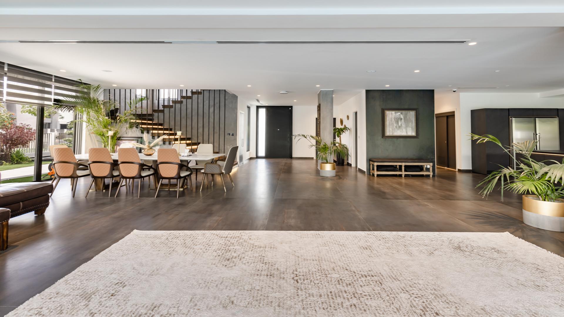 Luxurious living and dining area in E5 Villa, Sidra 1, Dubai Hills Estate
