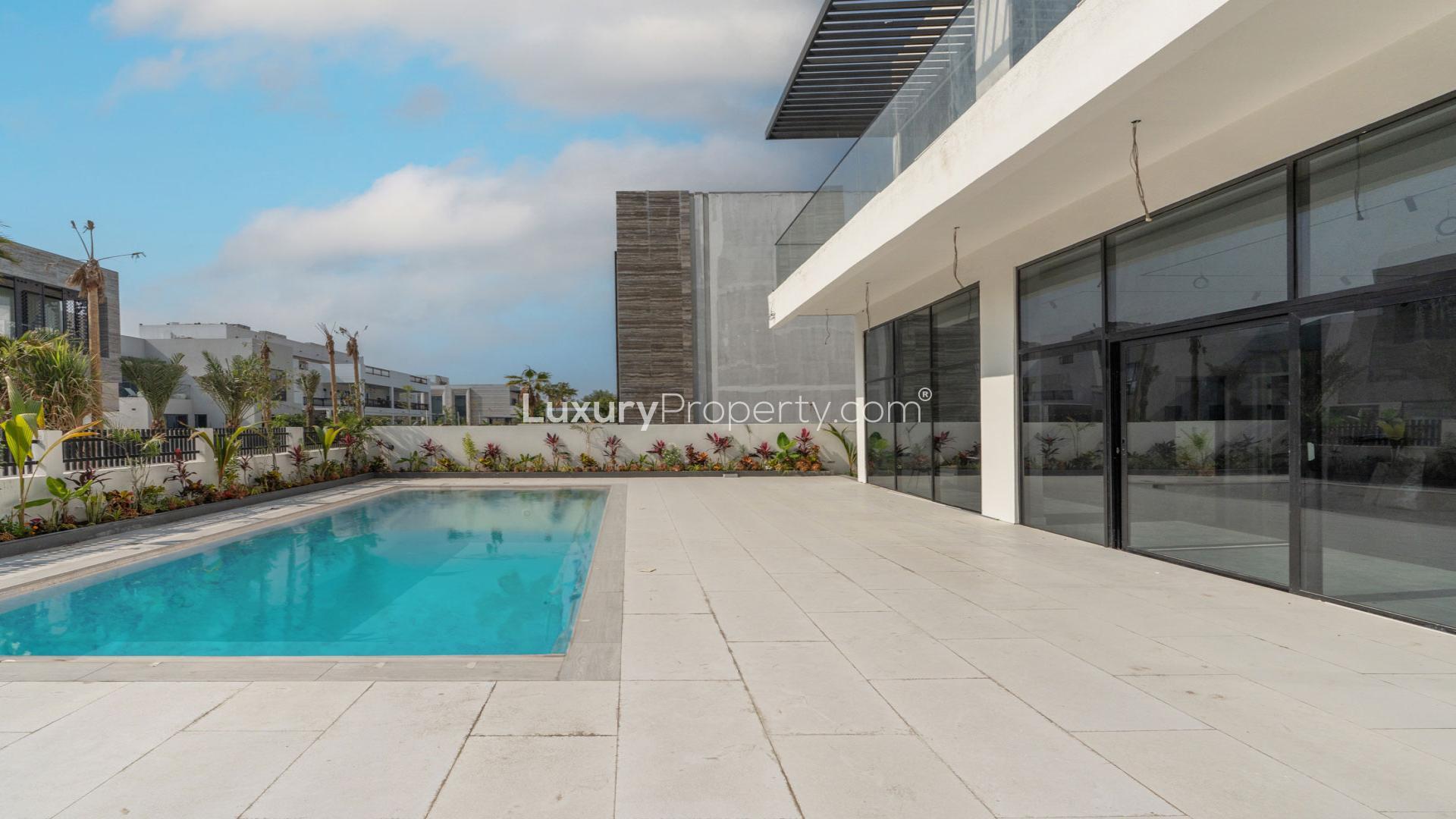 Luxurious Jumeirah Park villa with private pool and modern patio for sale