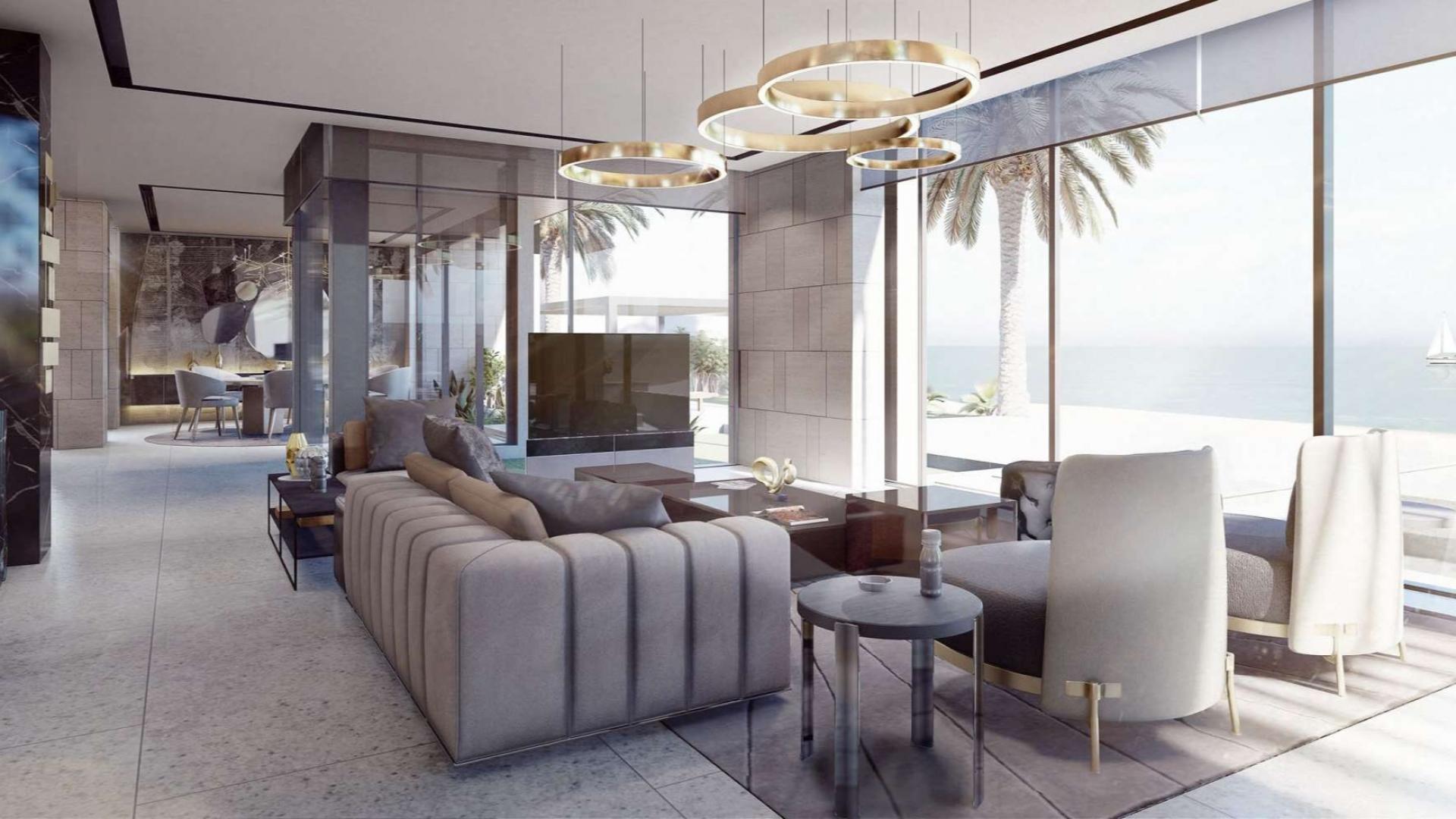 Luxury 5-bedroom villa with pool on Frond G, Palm Jumeirah, exterior view