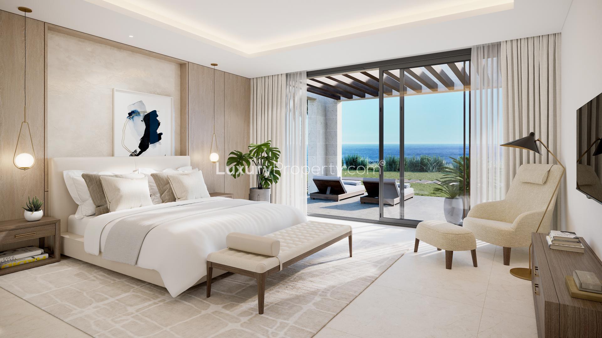 Modern dining area in Silversands Villa, North Coast Egypt, featuring elegant decor and seating