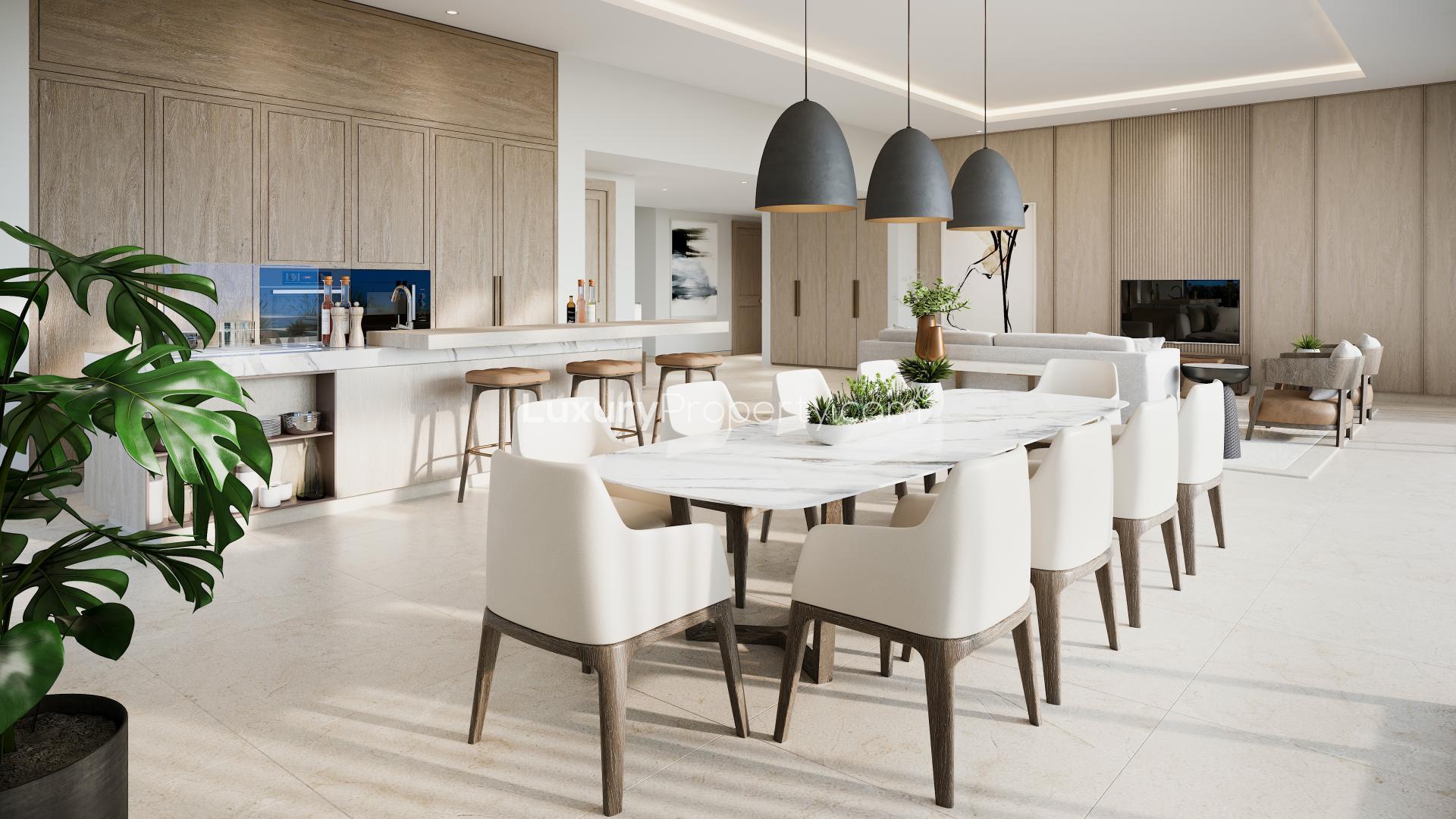 Luxurious Silversands Villa living room with ocean view on Egypt's North Coast