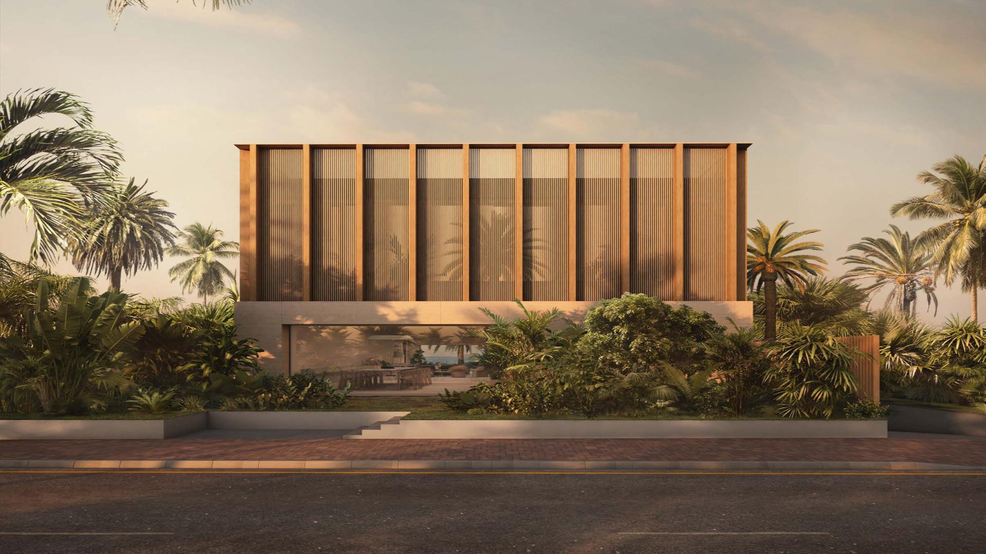 Ultra-luxury waterfront villa with private pool and lush garden in Jumeirah Bay Island