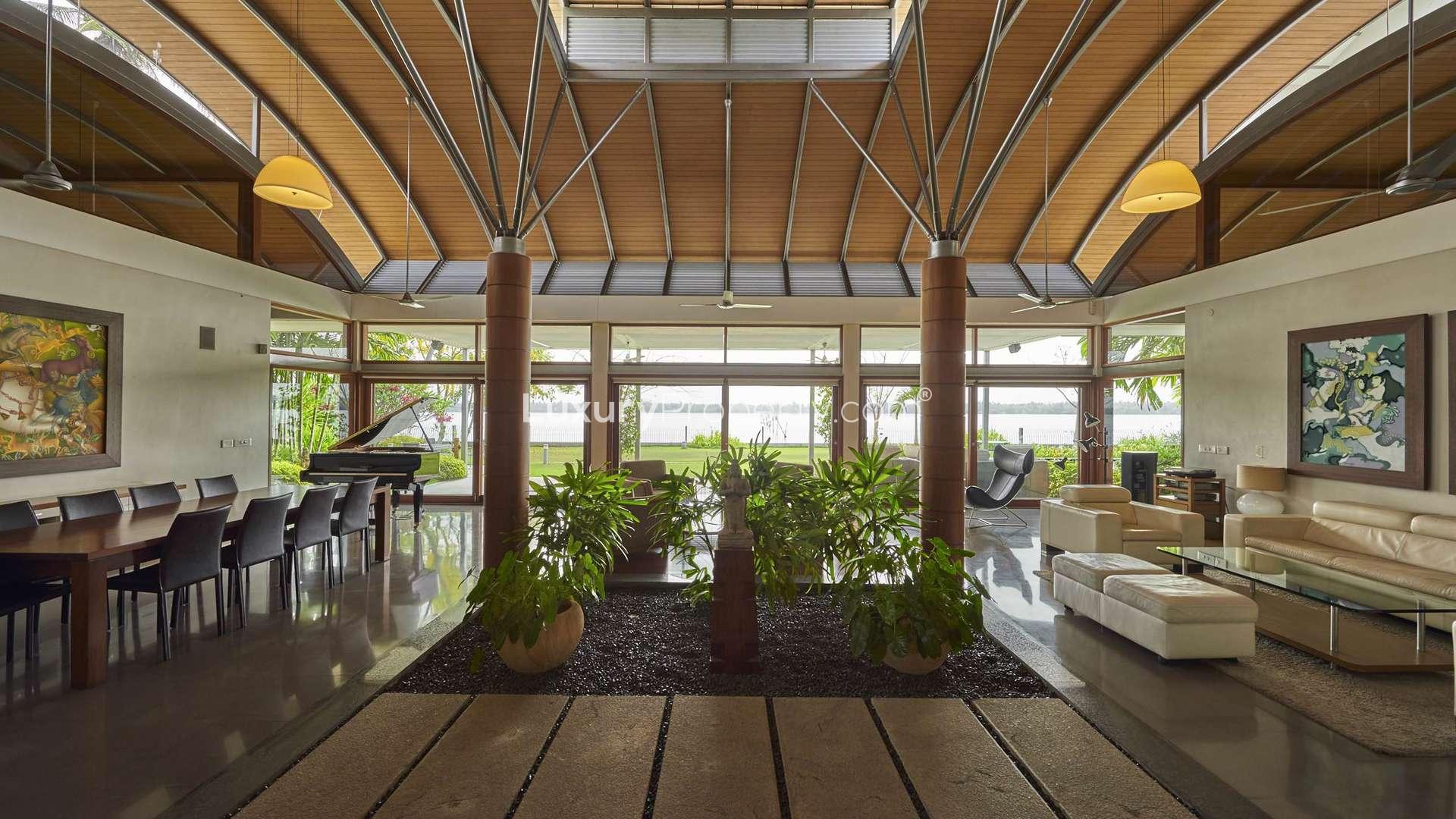 Exclusive waterfront villa with pool in The Kariath Residence, Kochi, Kerala