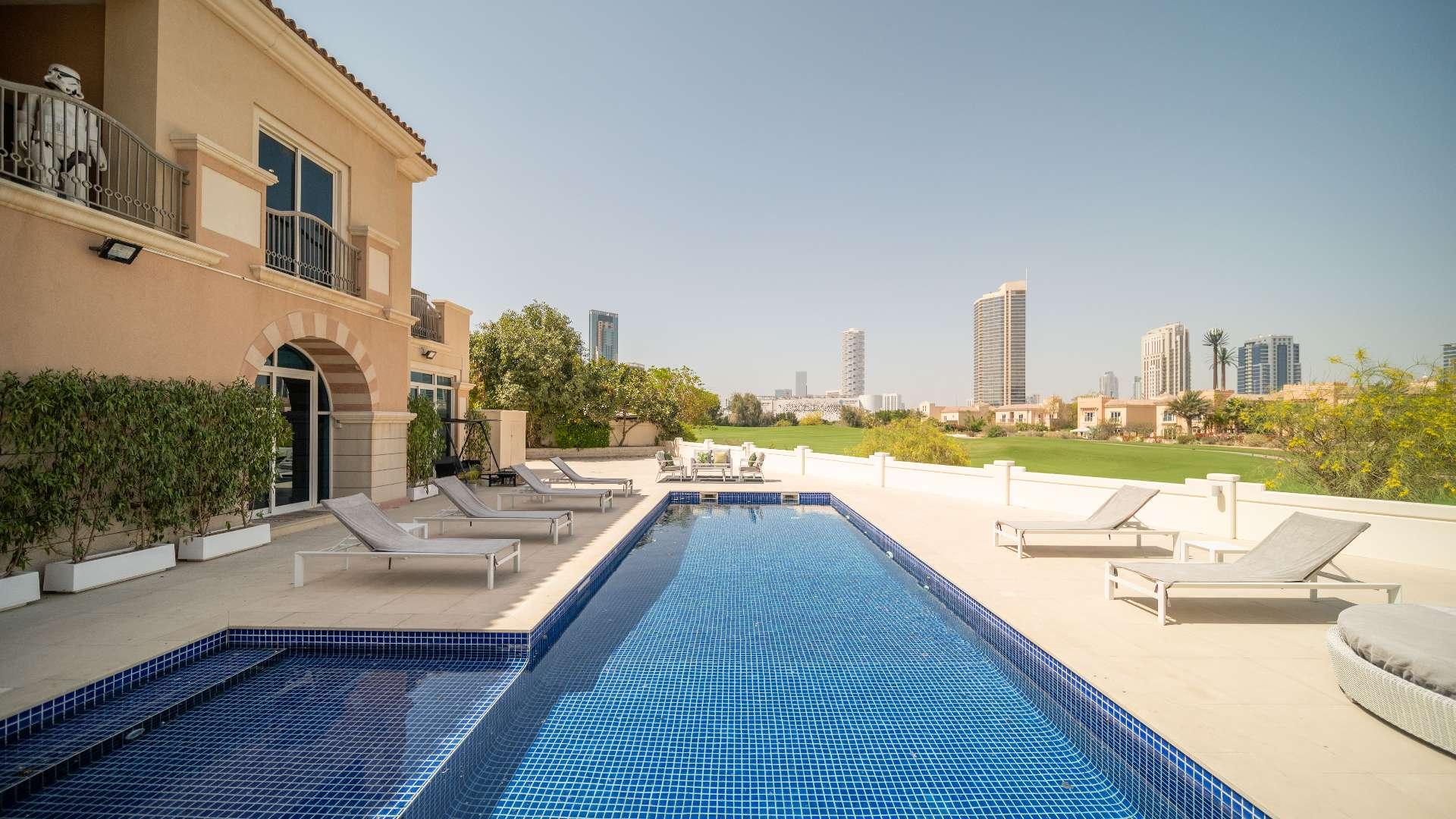 Modern living room in fully upgraded villa, Dubai Sports City, Victory Heights