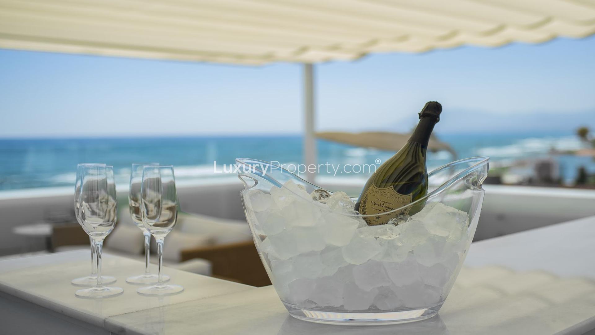 Modern 6-bed villa with pool in Costabella, Marbella, spacious terrace, contemporary design