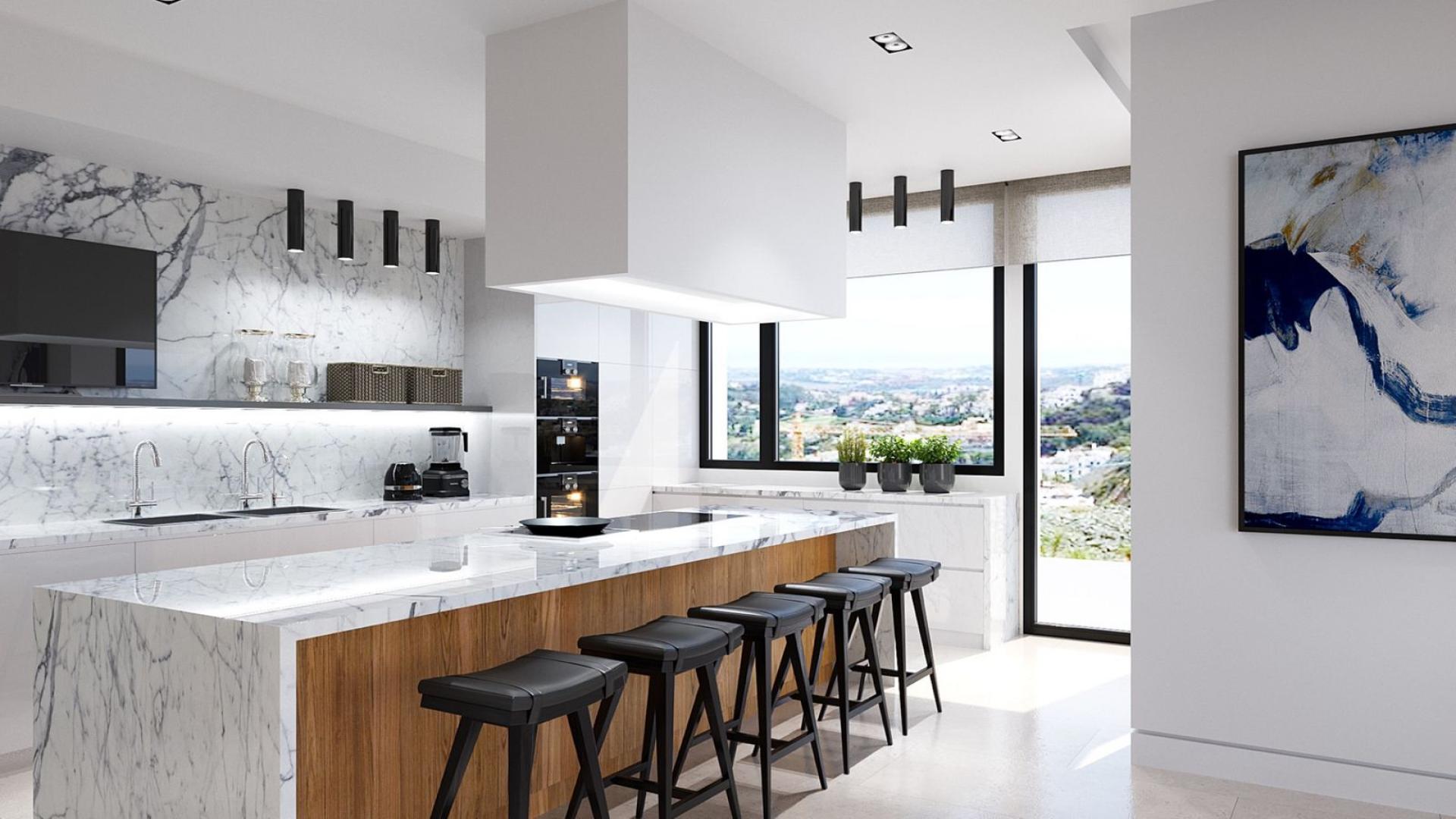 Sustainable luxury villa with panoramic views, pool, and modern design in Al Cuz Cuz, Benahavis