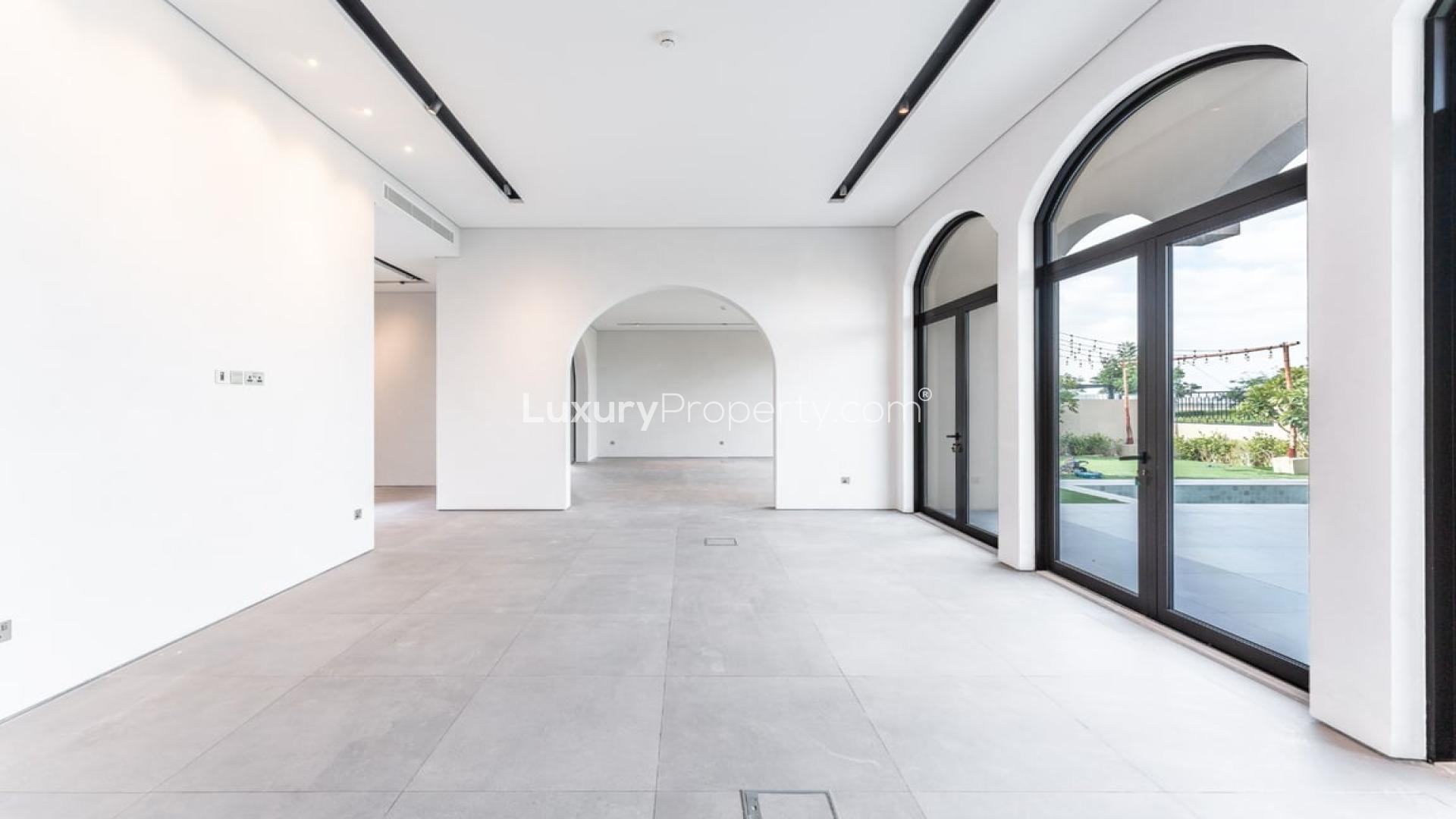 Colonial Spanish mansion with private pool in Dubai Hills Estate, available for rent