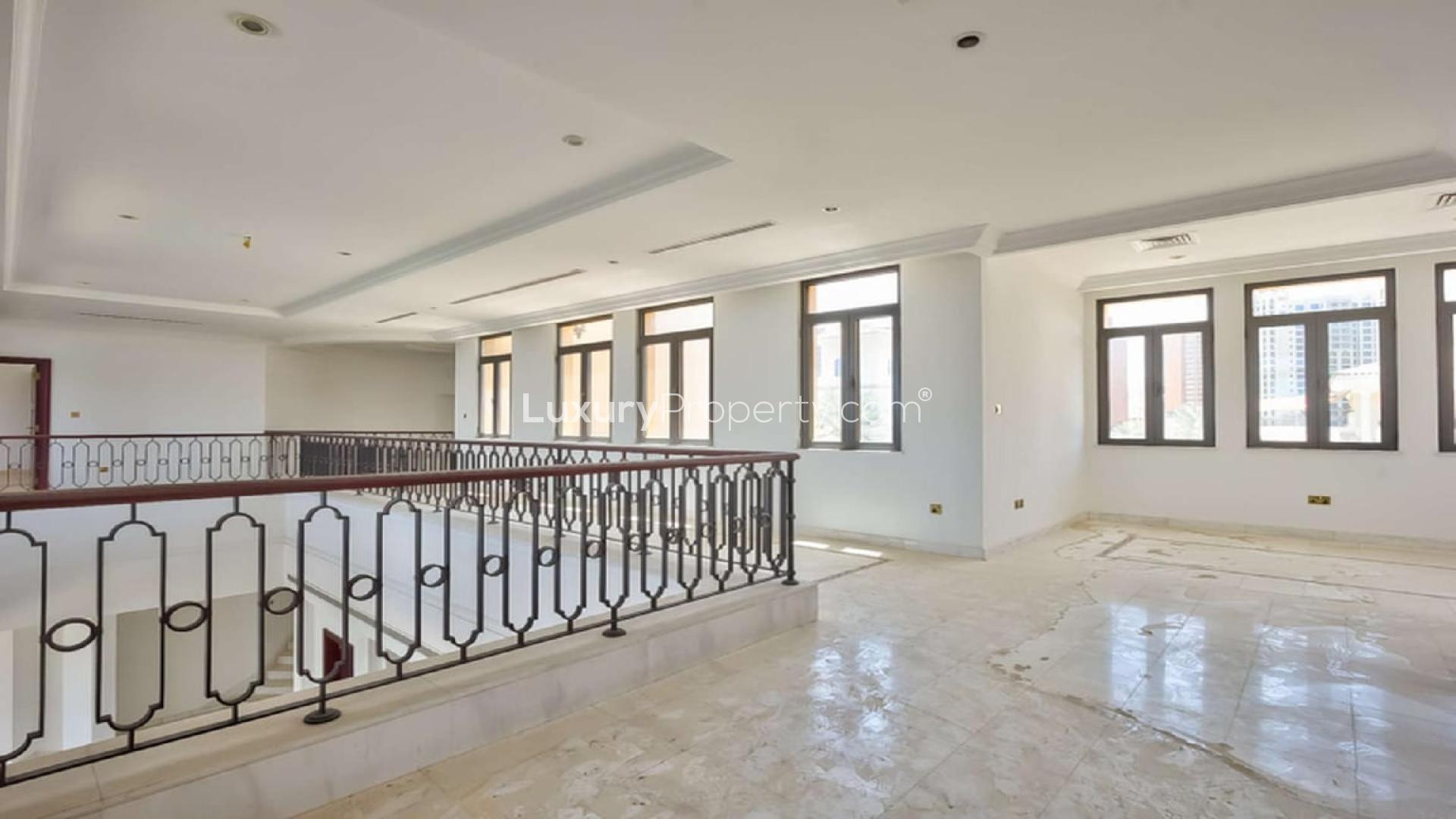 Exterior view of luxury Signature Villa for sale, Palm Jumeirah, Dubai