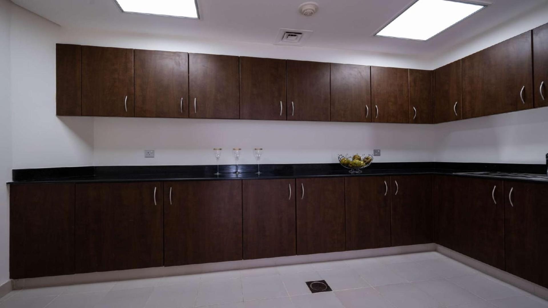 Elegant entrance of fully furnished villa in Jumeirah Golf Estates, Earth community