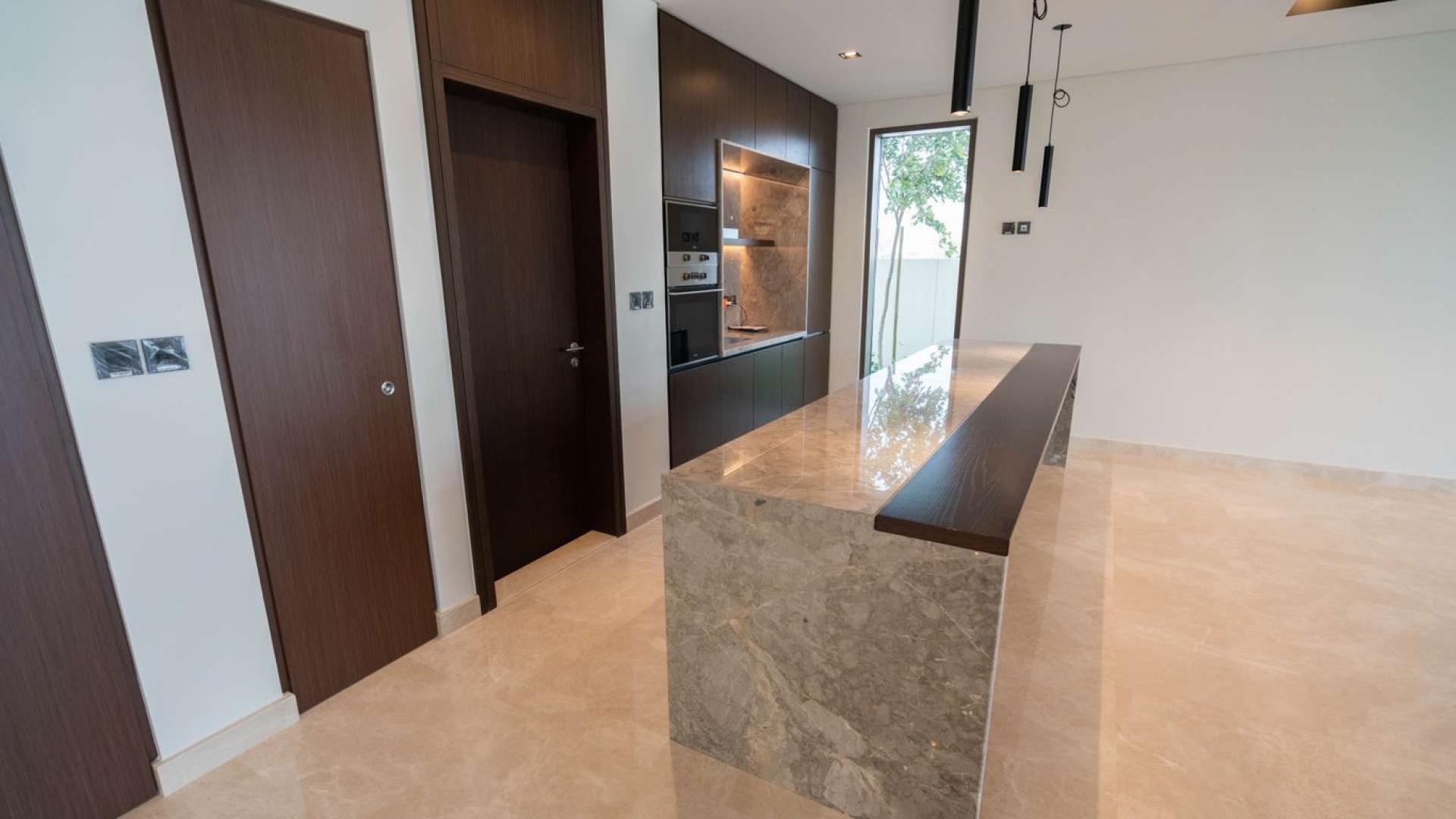 Modern 6-bedroom villa exterior in Golf Place, Dubai Hills Estate, for sale