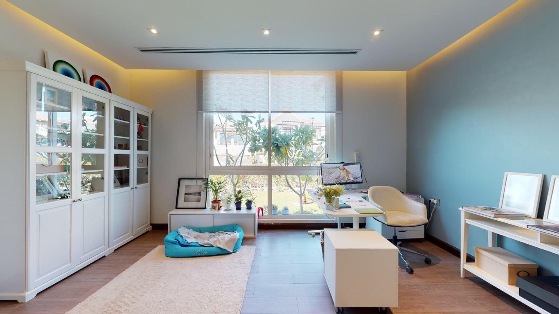 Luxury villa with pool and golf course view in Jumeirah Golf Estates, Earth