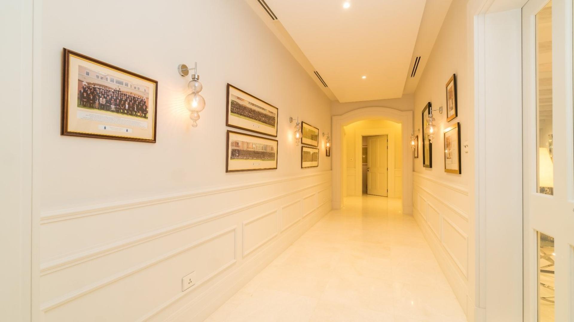 Luxurious living room in upgraded Polo Home villa, Arabian Ranches, for sale