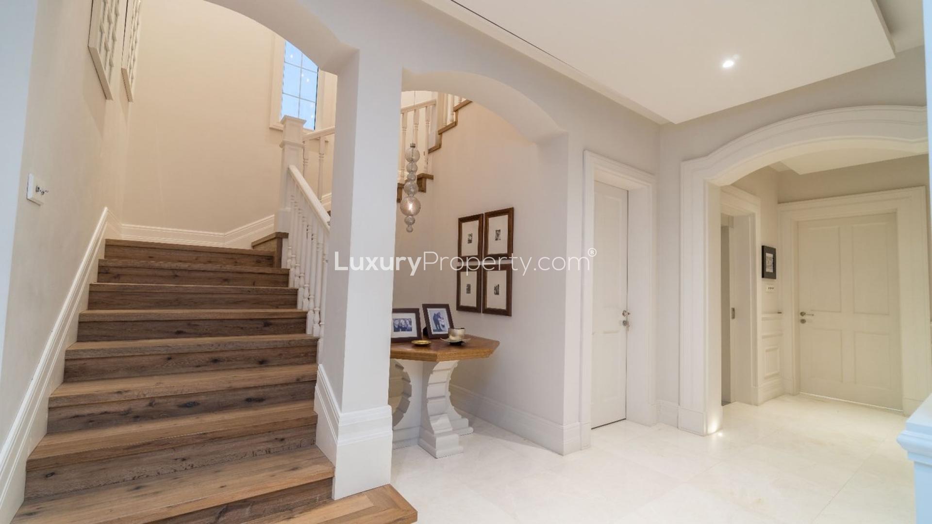 Luxurious six-bedroom villa with pool, Arabian Ranches Polo Homes, night view